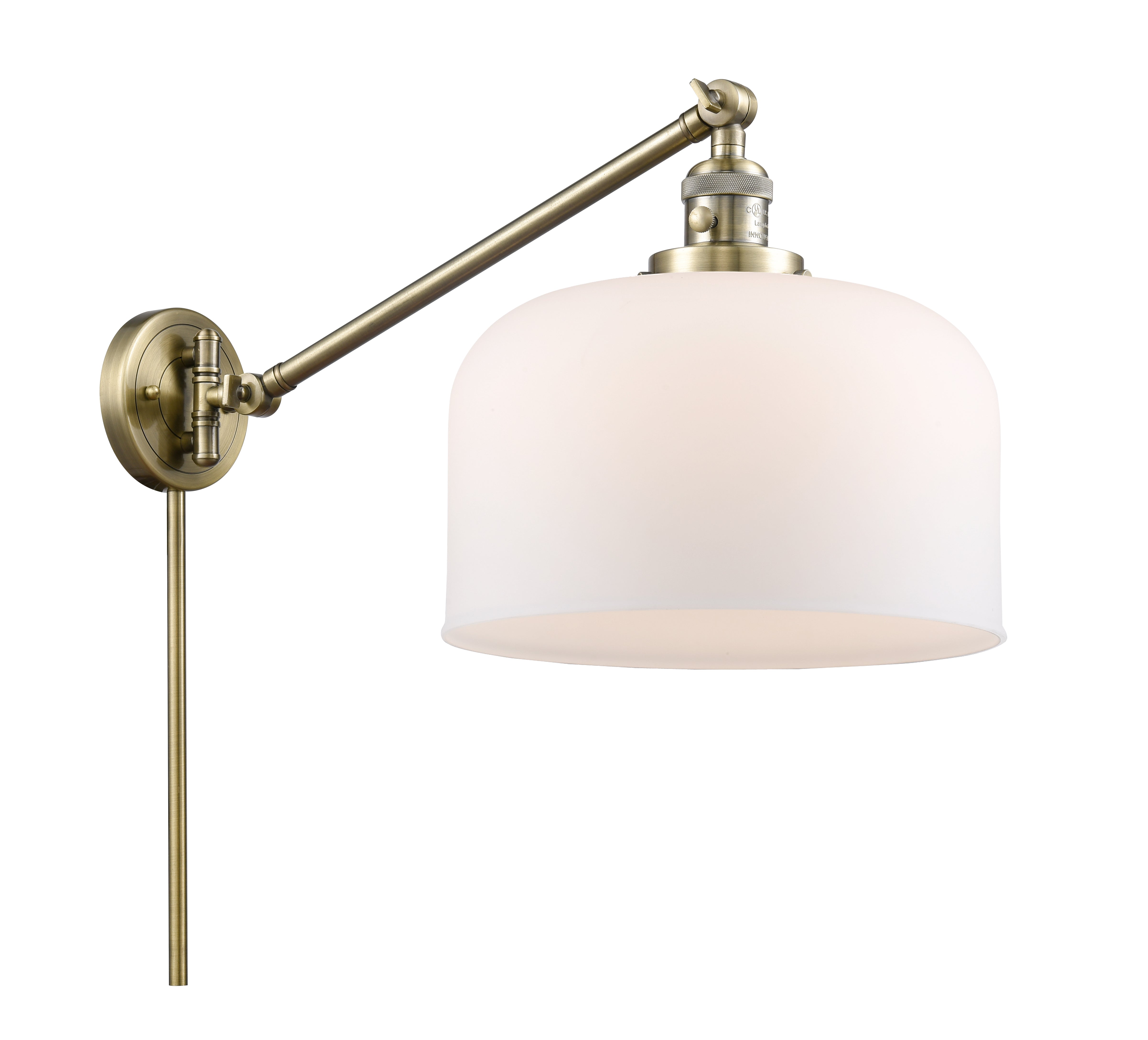Franklin Restoration Swing Arm Cast Brass