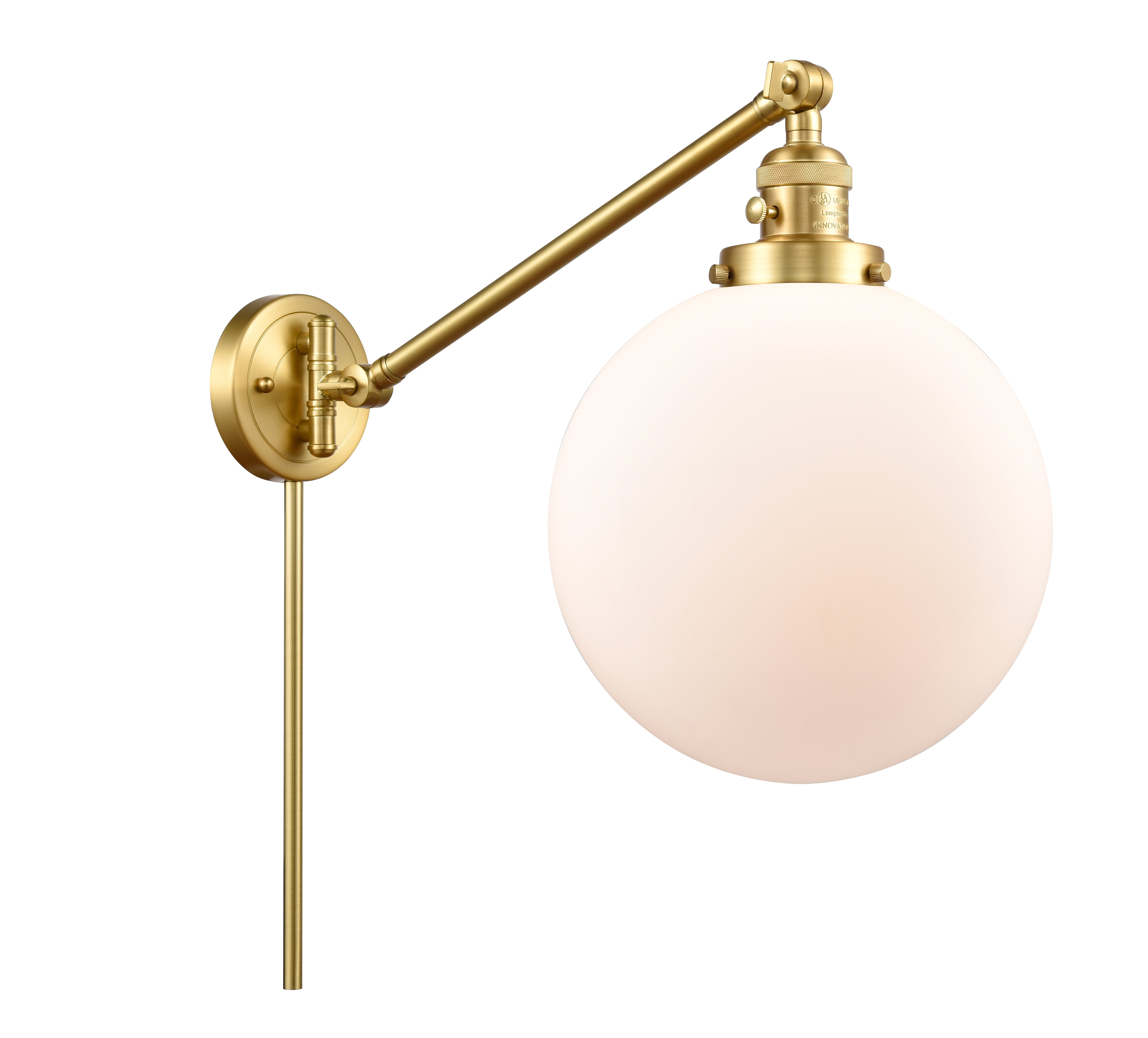 Franklin Restoration Swing Arm Cast Brass