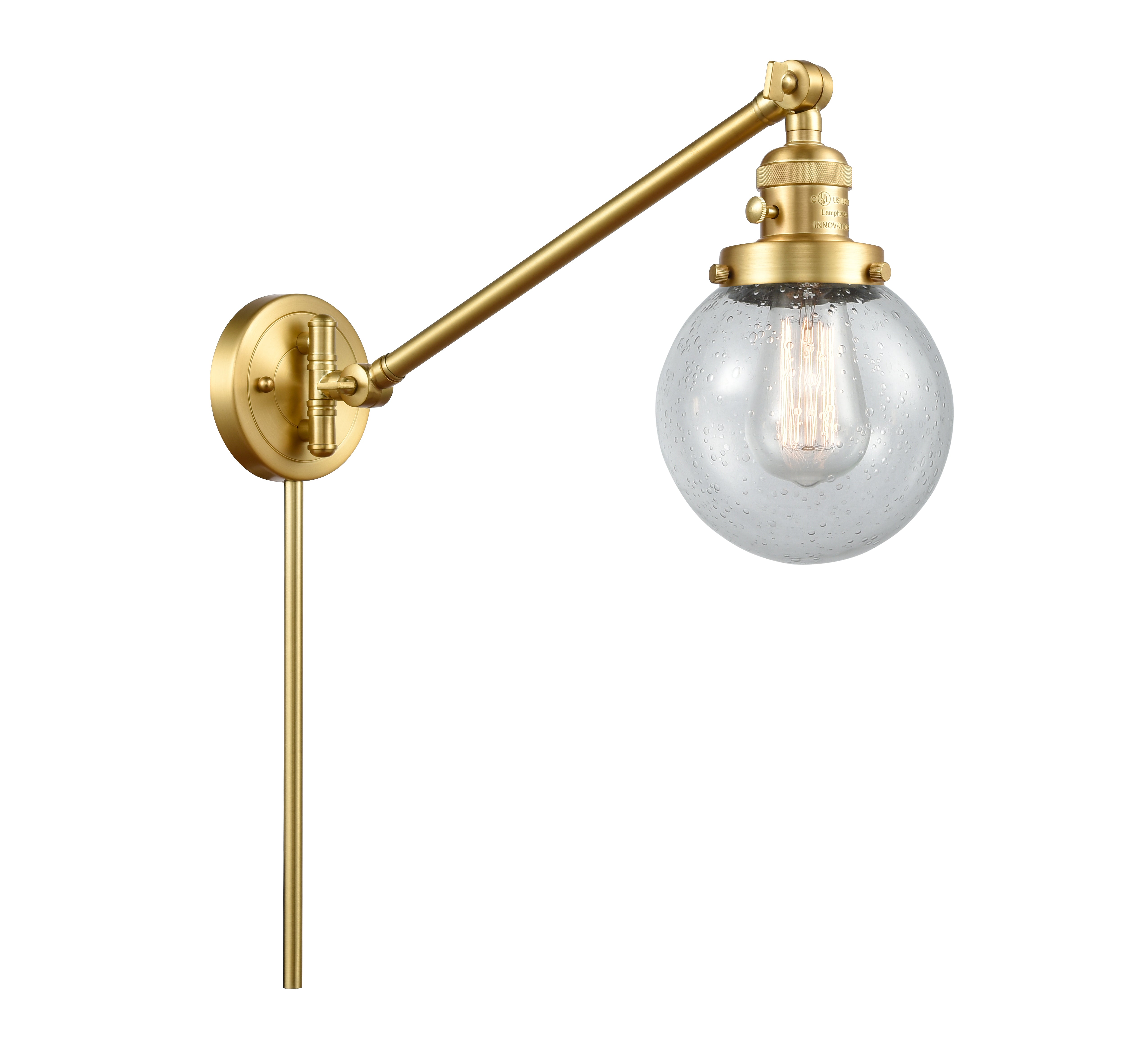 Franklin Restoration Swing Arm Cast Brass