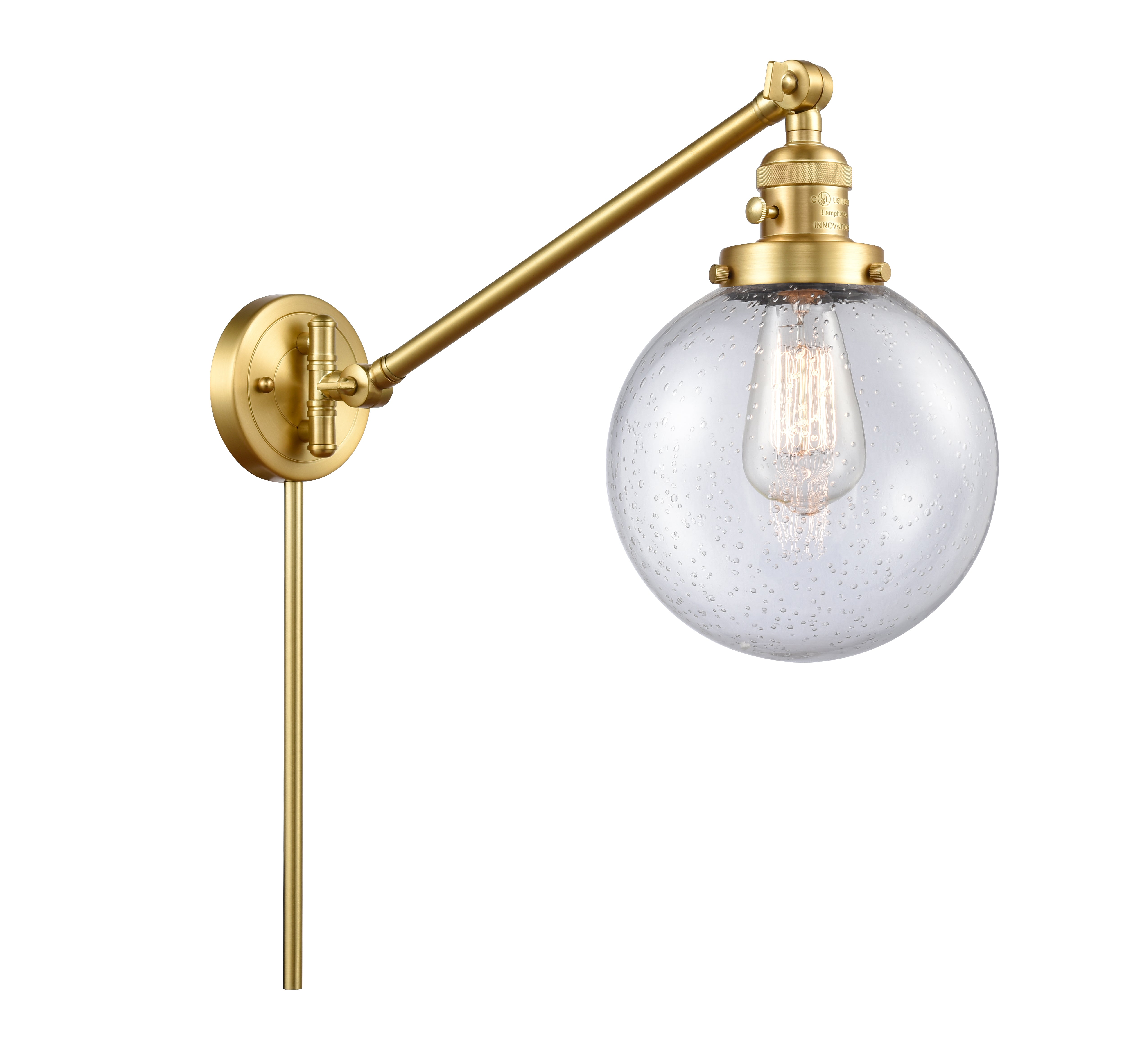 Franklin Restoration Swing Arm Cast Brass