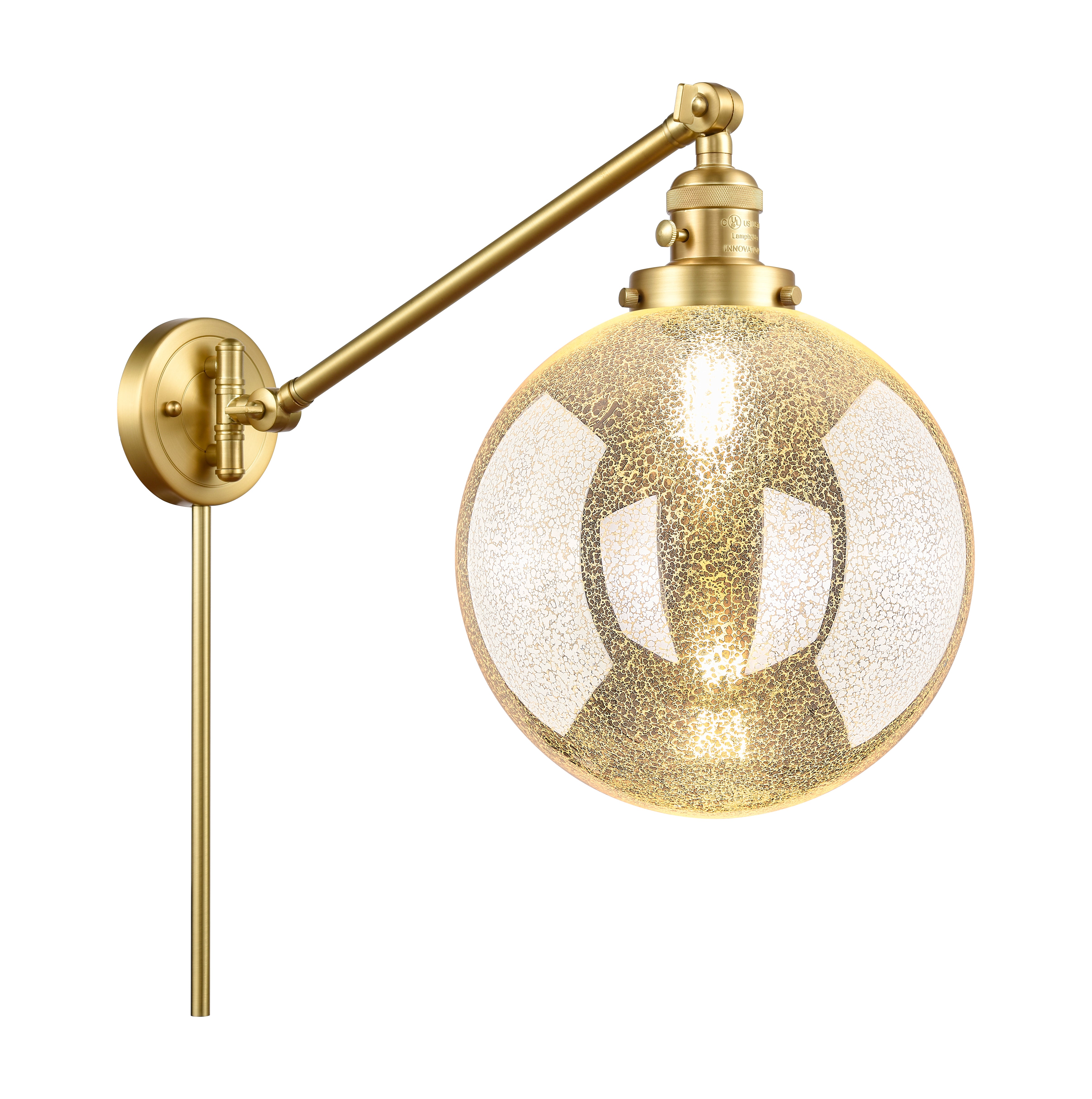 Franklin Restoration Swing Arm Cast Brass