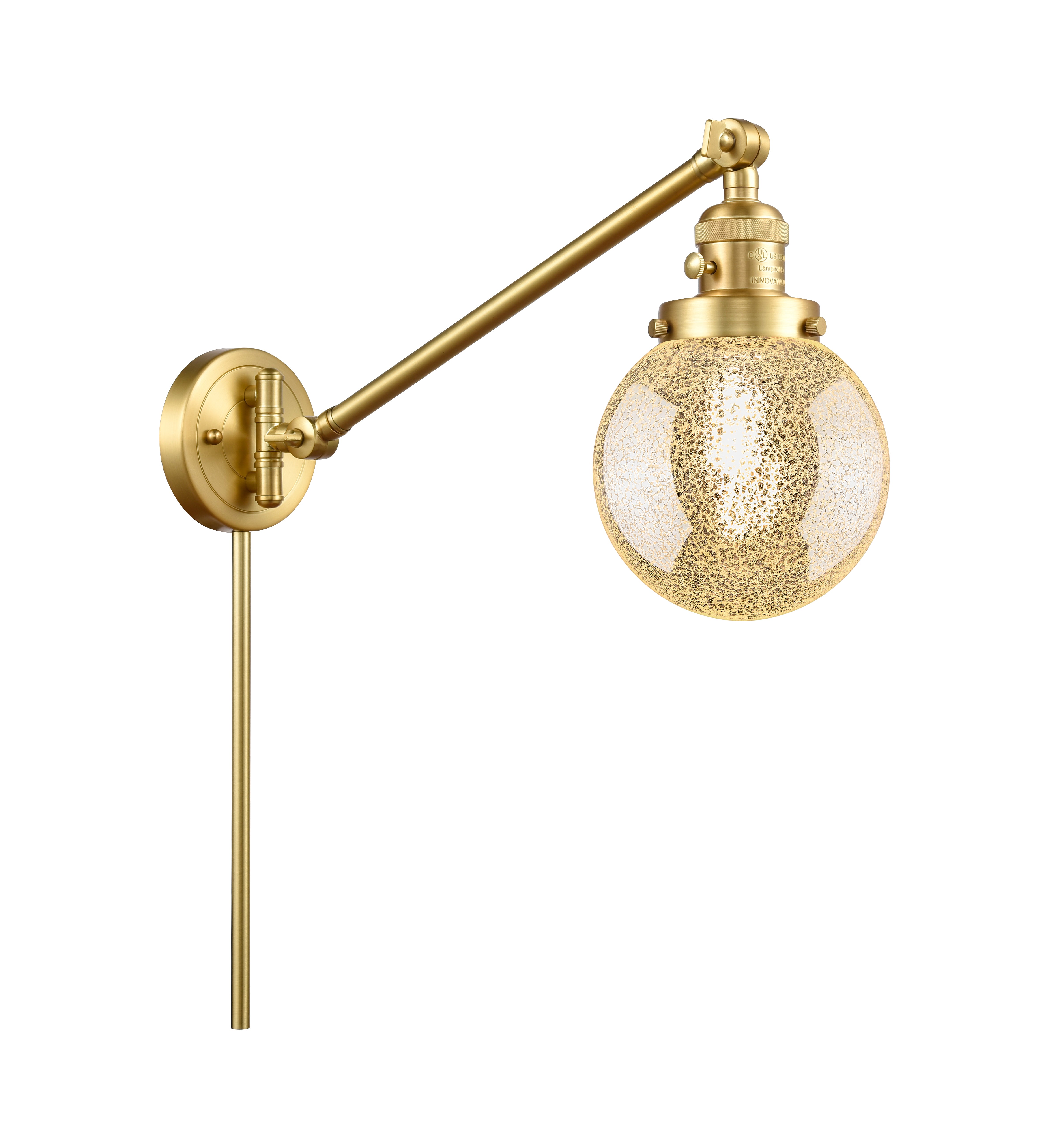 Franklin Restoration Swing Arm Cast Brass