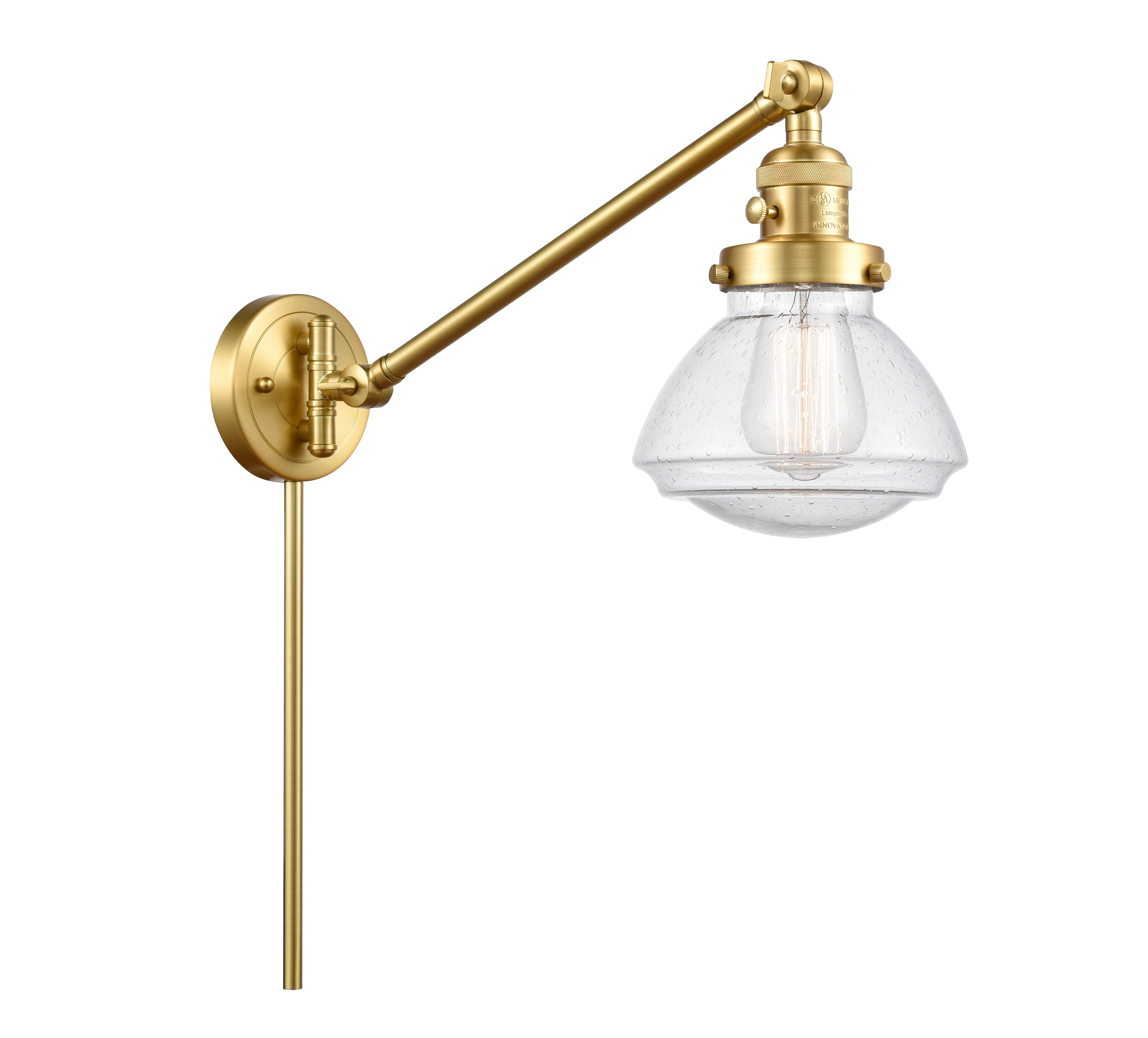 Franklin Restoration Swing Arm Cast Brass