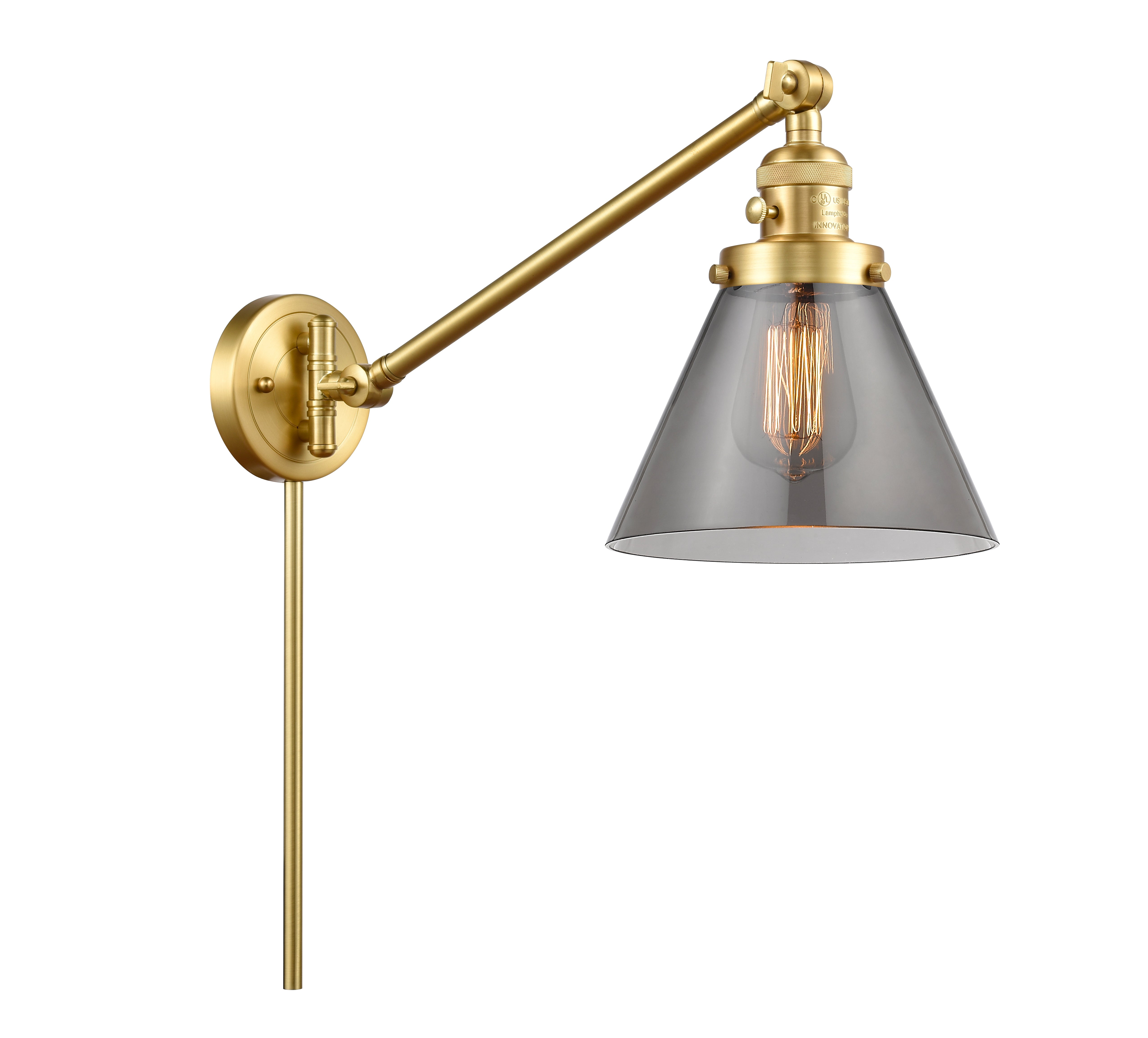 Franklin Restoration Swing Arm Cast Brass