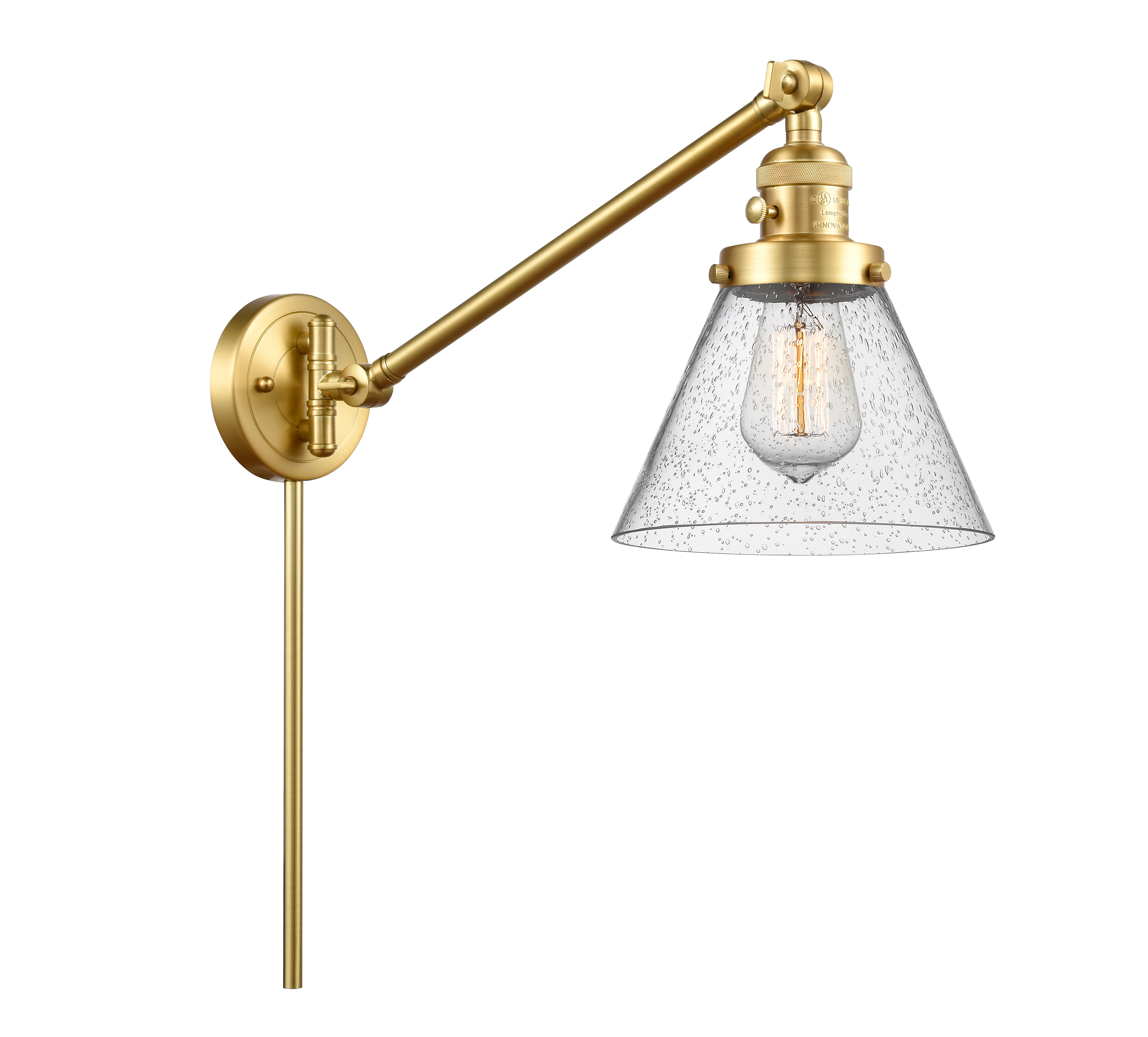 Franklin Restoration Swing Arm Cast Brass