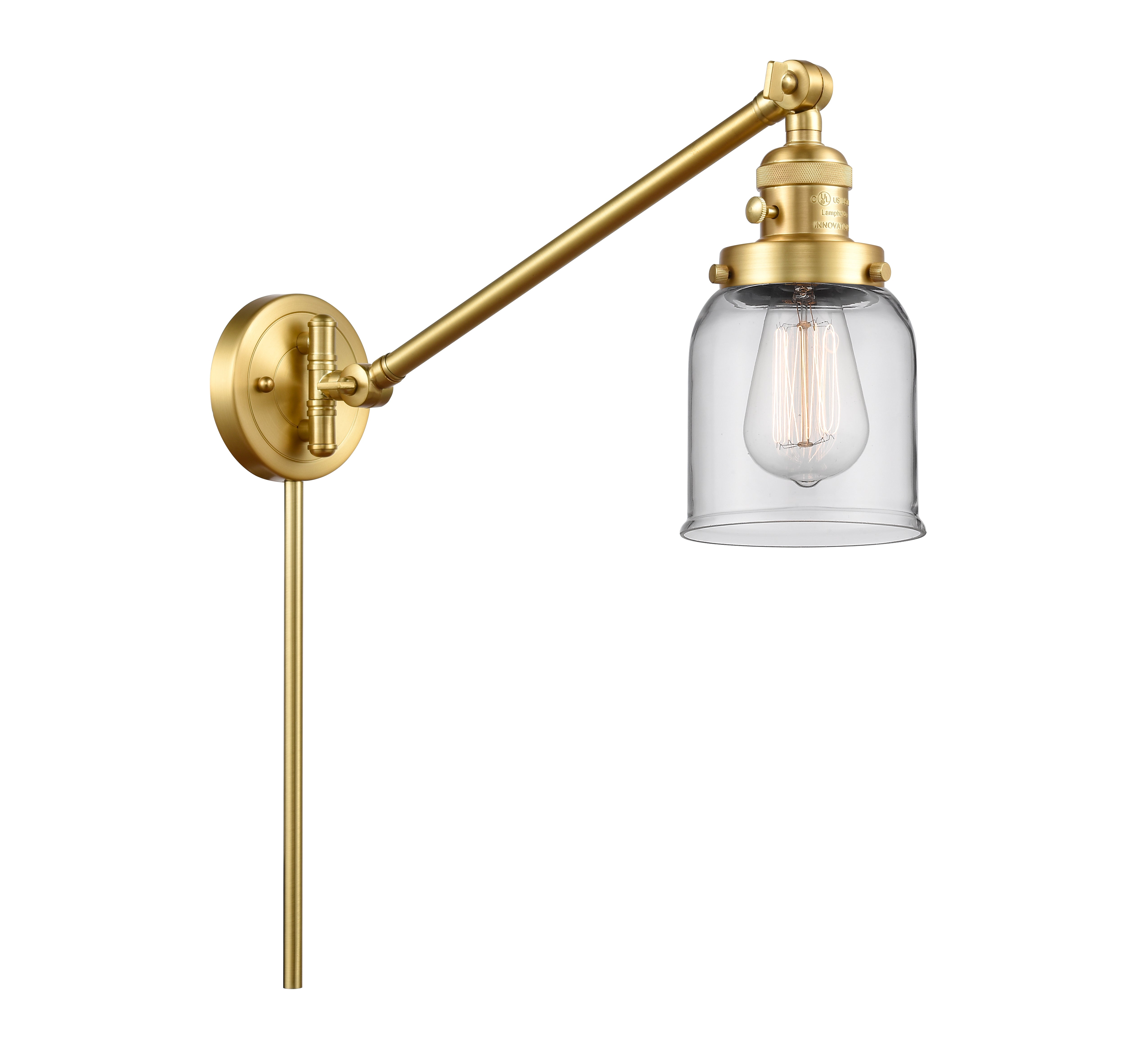 Franklin Restoration Swing Arm Cast Brass