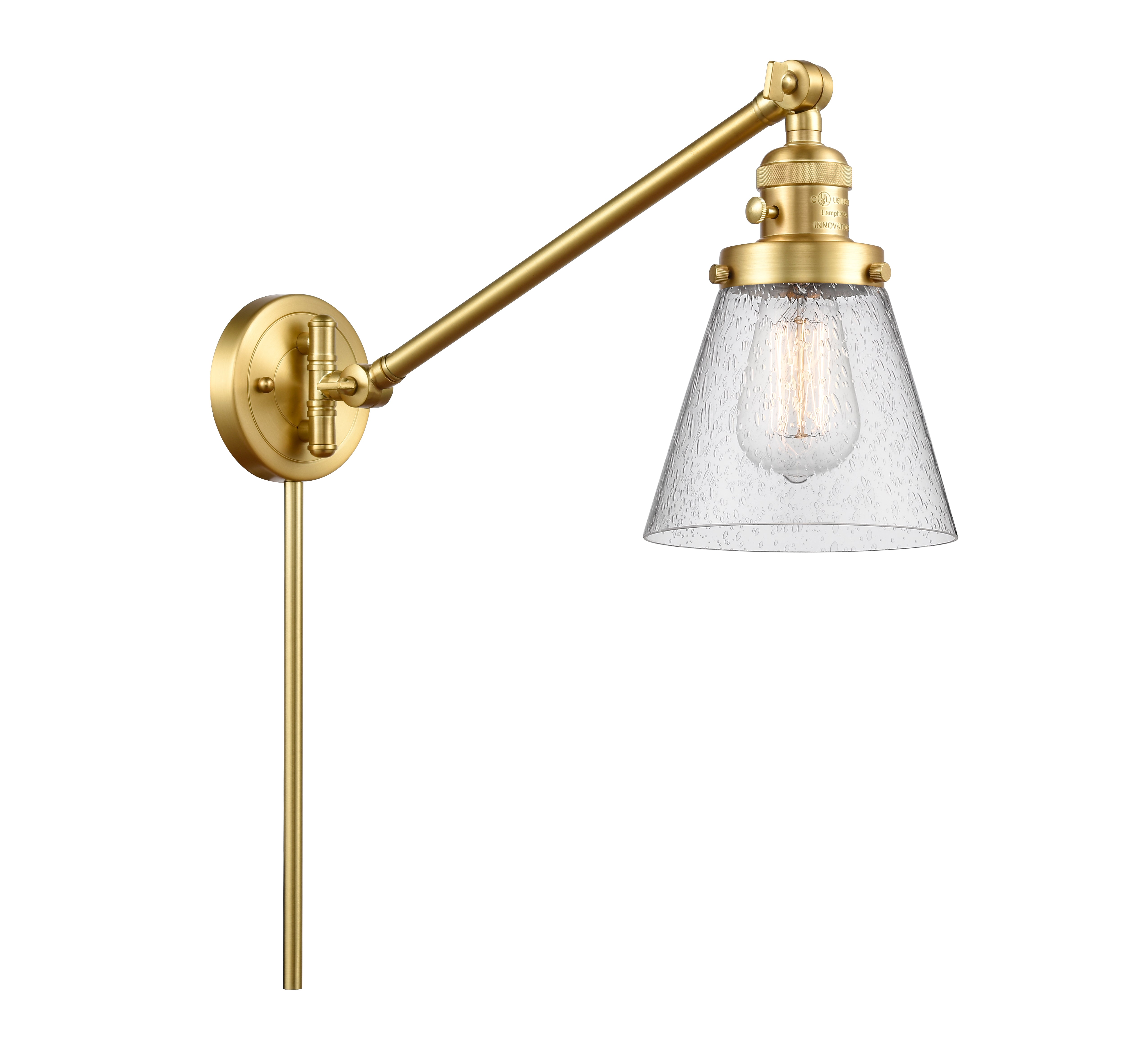 Franklin Restoration Swing Arm Brass
