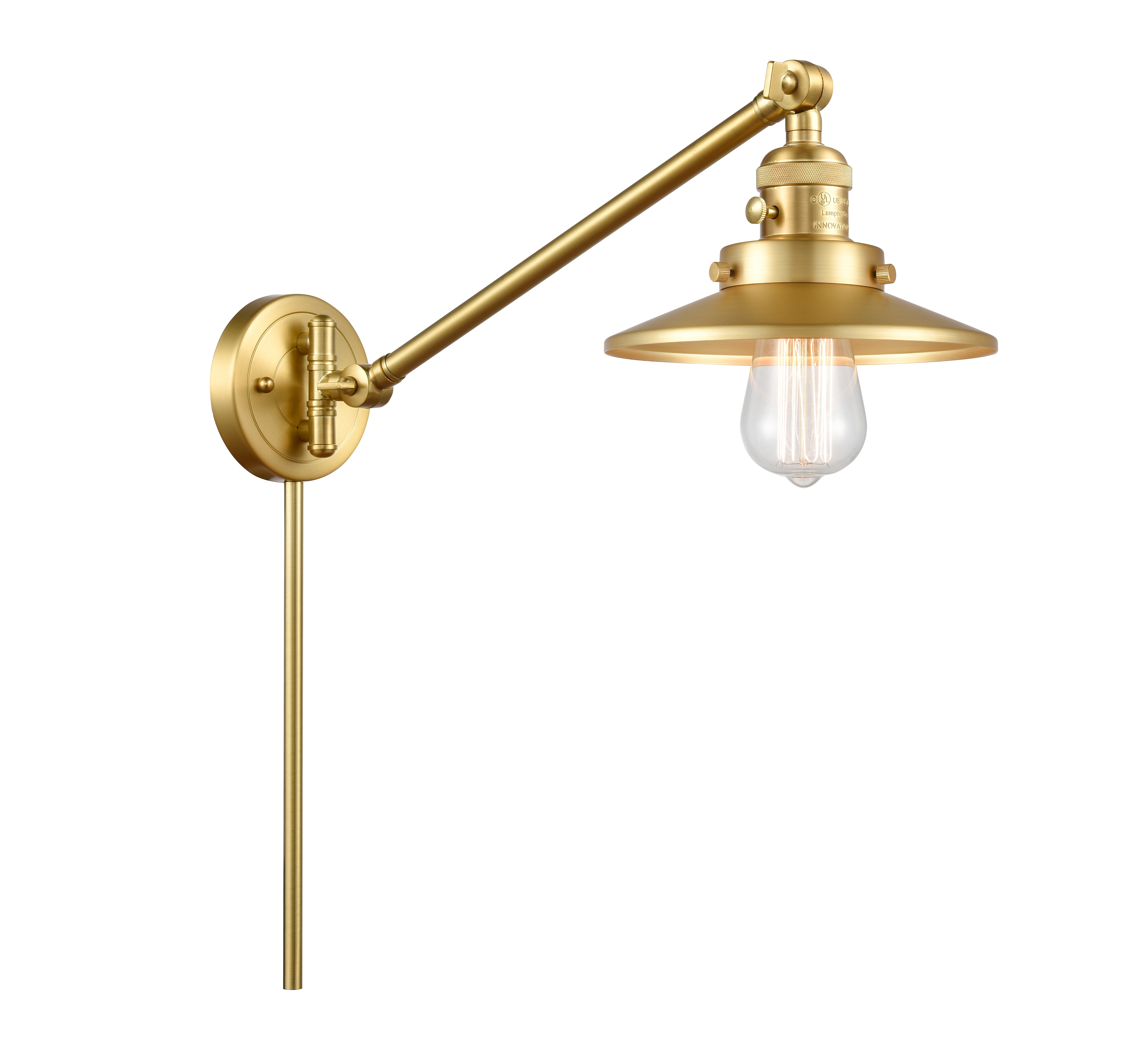 Franklin Restoration Swing Arm Cast Brass