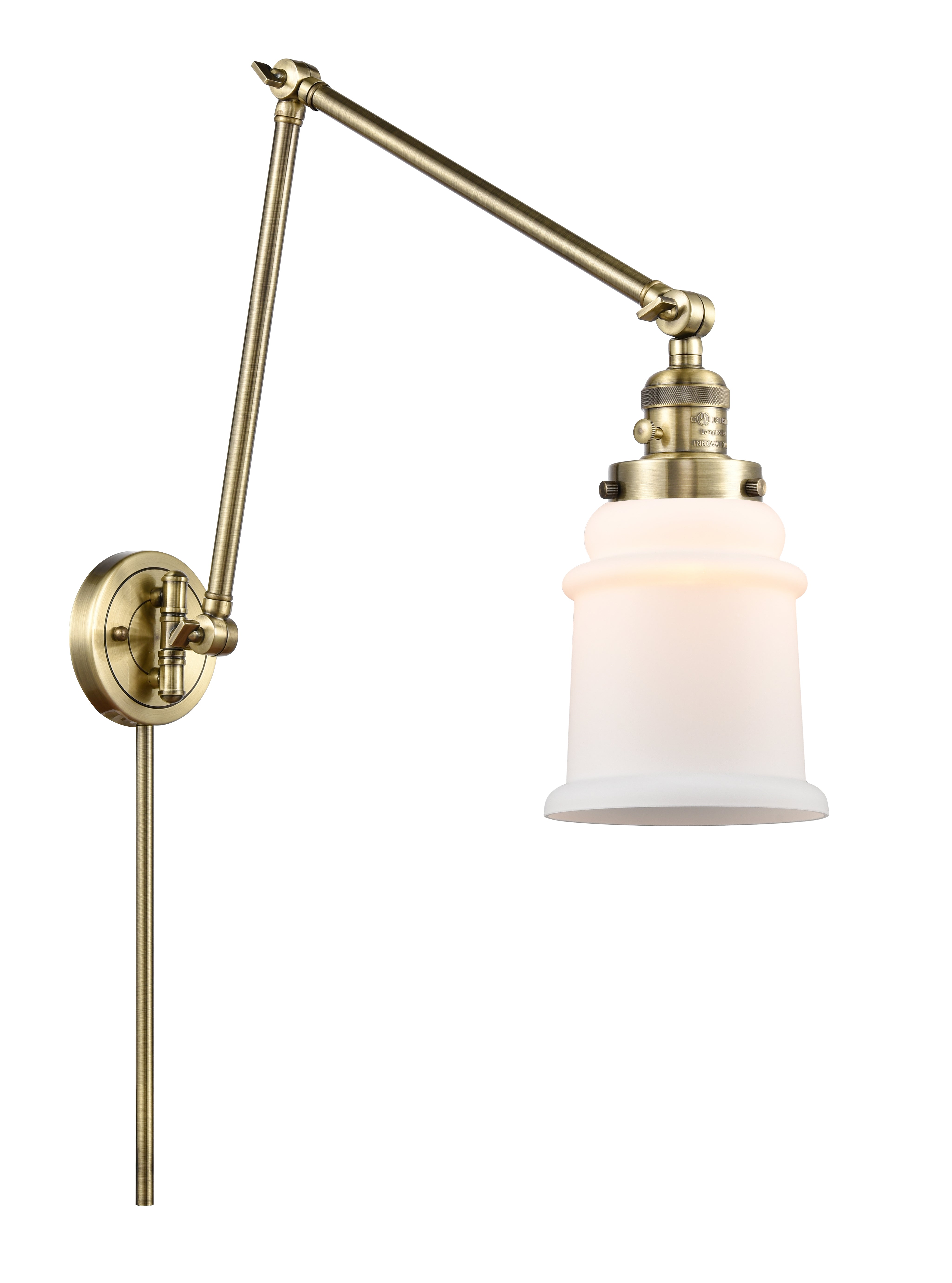 Franklin Restoration Swing Arm Cast Brass