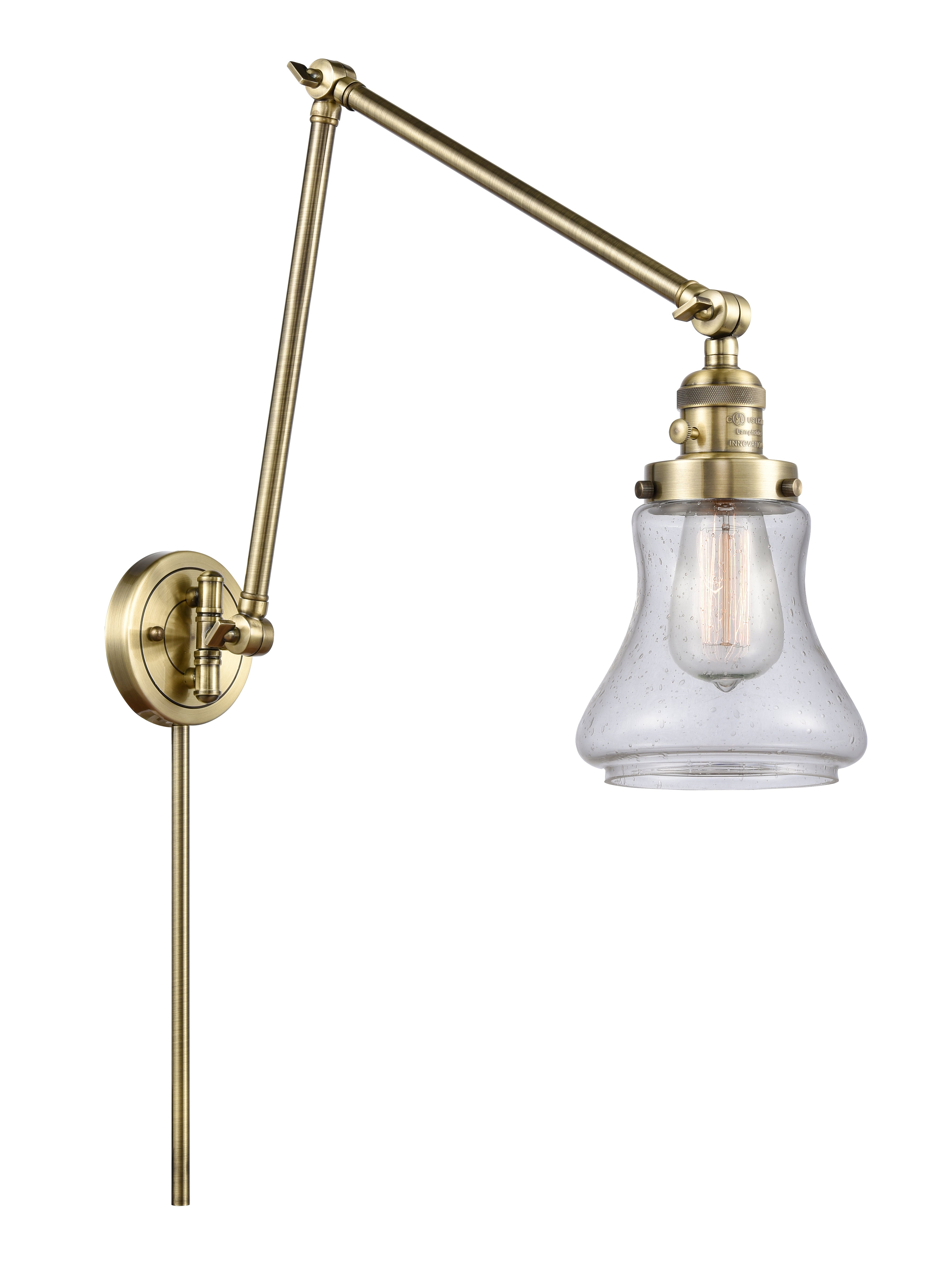 Franklin Restoration Swing Arm Cast Brass