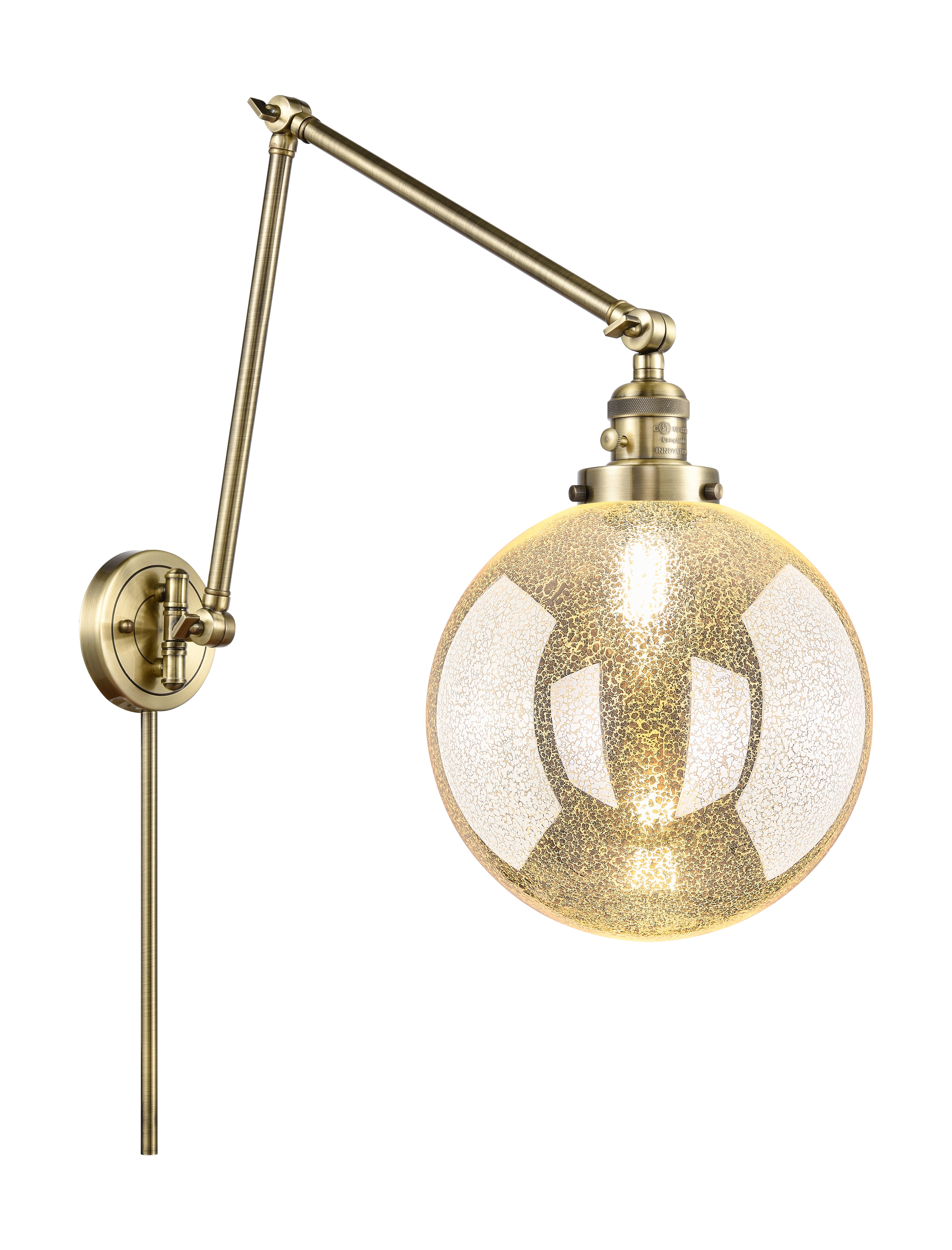 Franklin Restoration Swing Arm Cast Brass