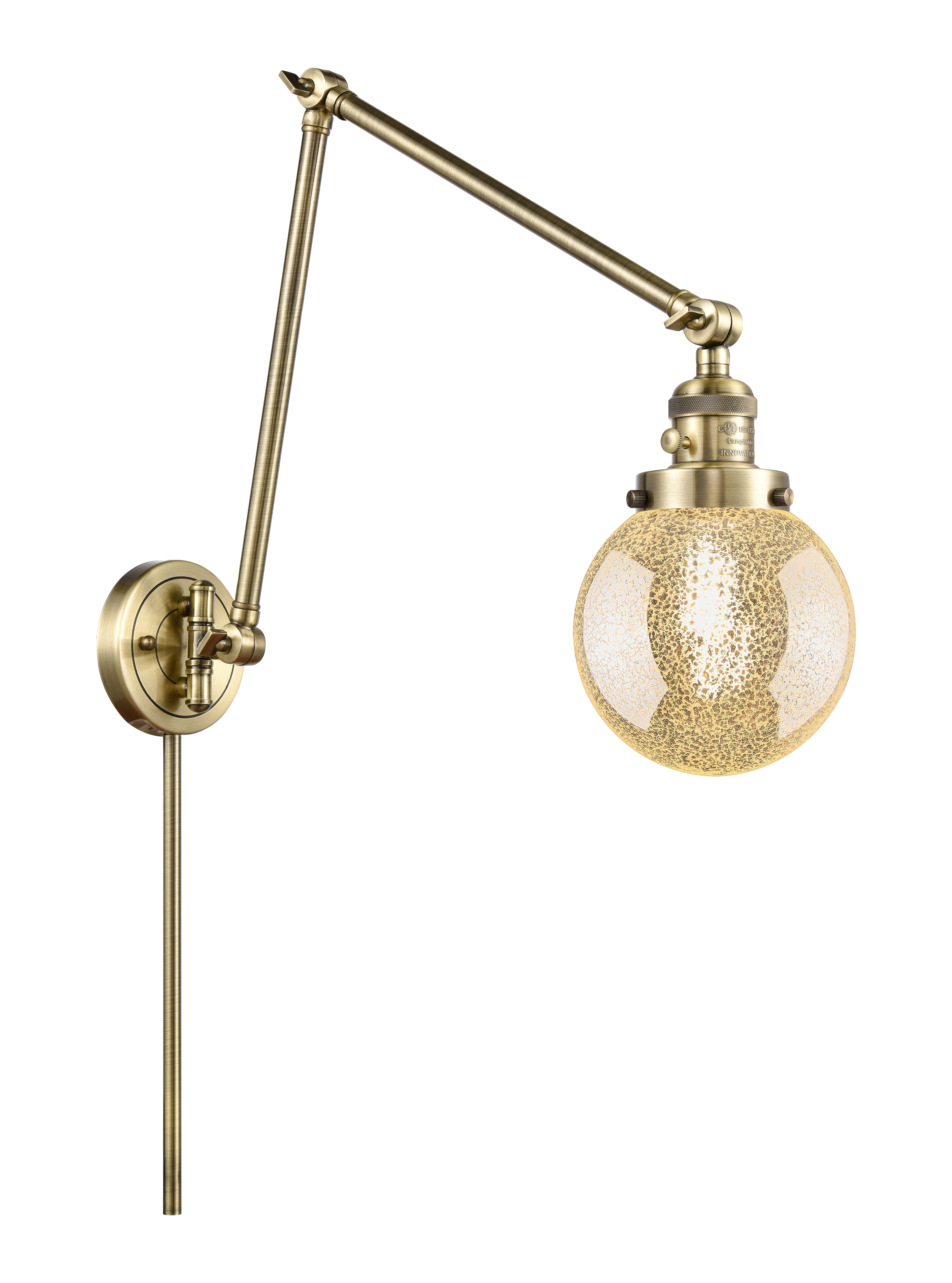 Franklin Restoration Swing Arm Cast Brass