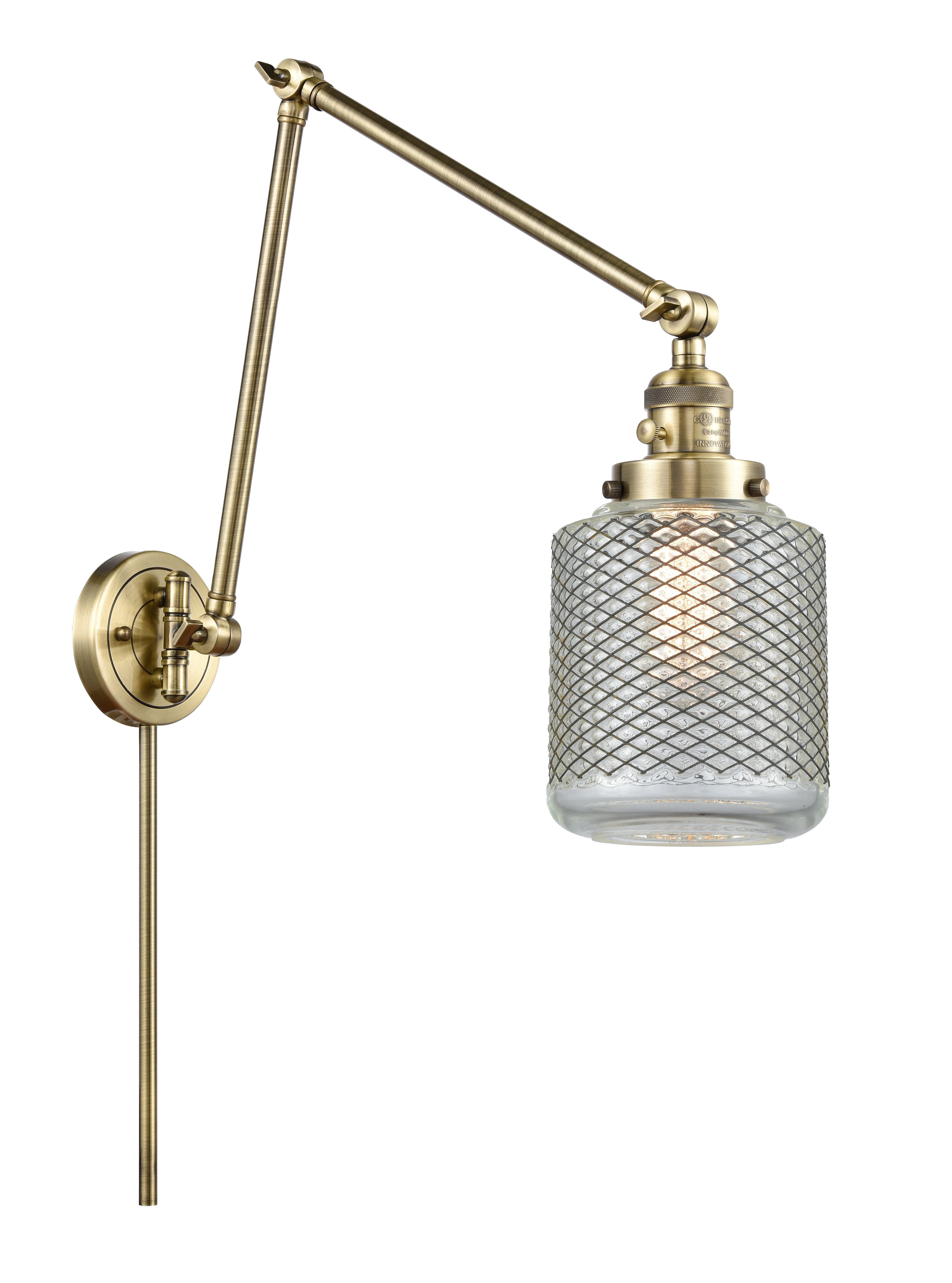 Franklin Restoration Swing Arm Cast Brass