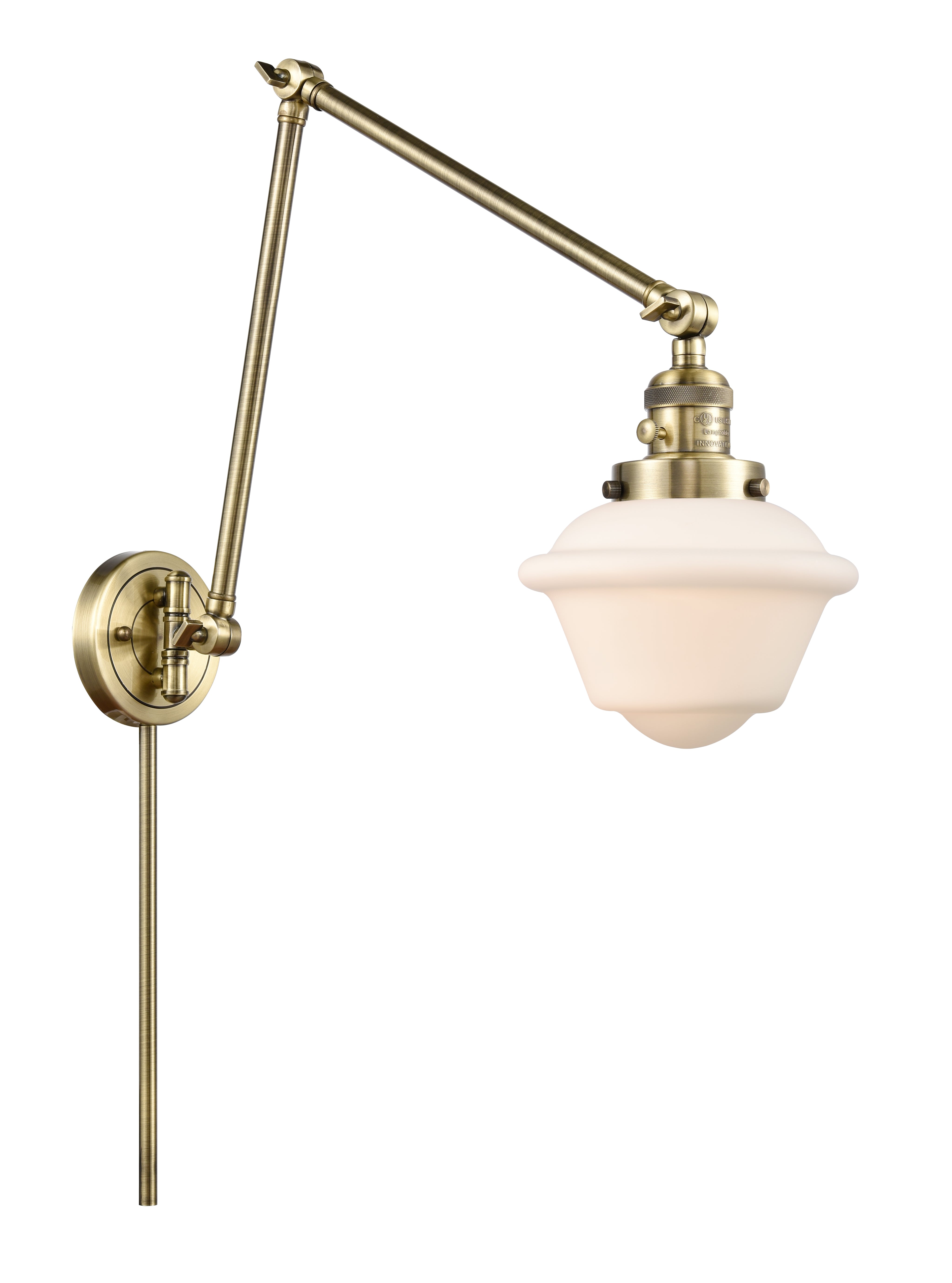 Franklin Restoration Swing Arm Steel Finish