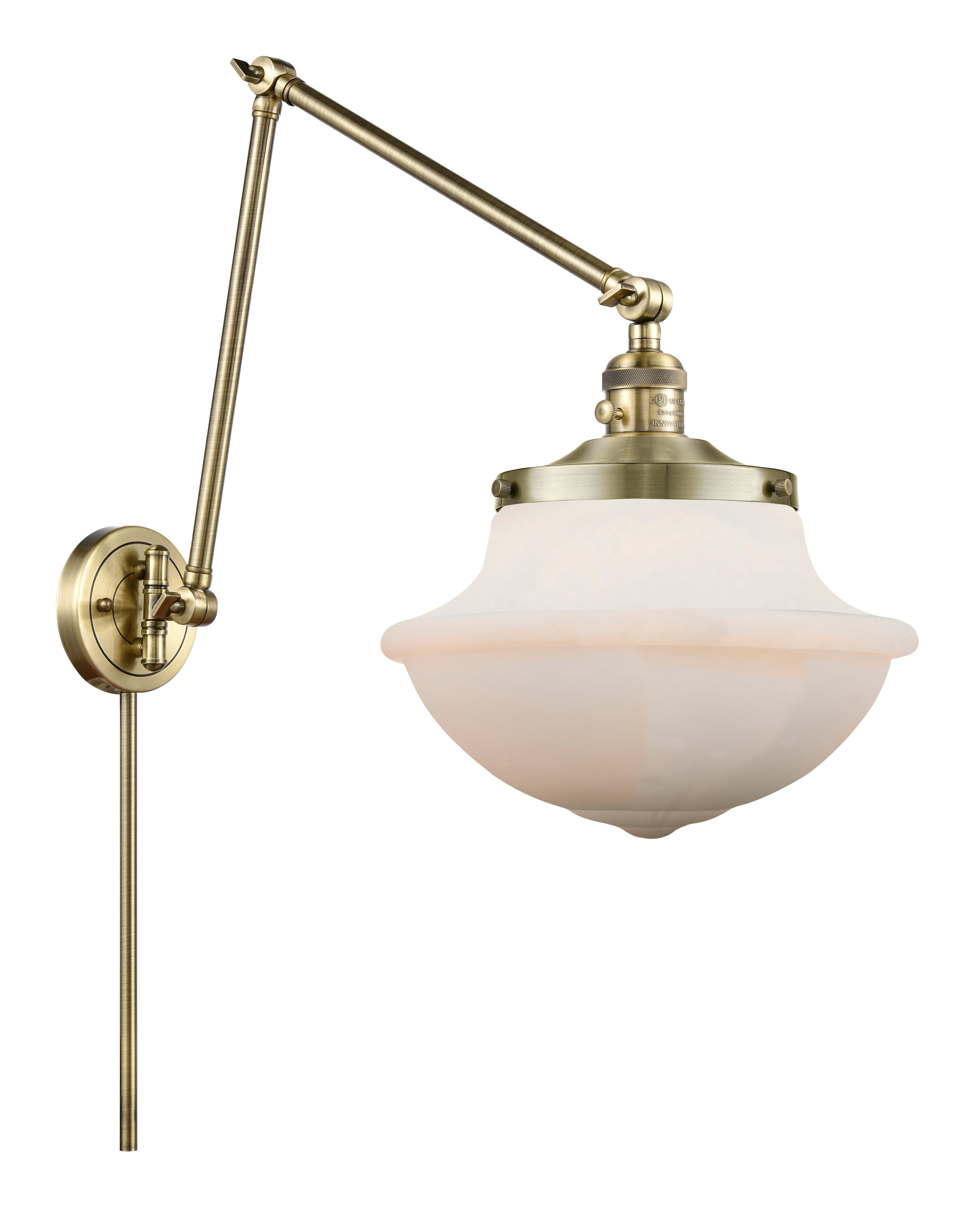 Franklin Restoration Swing Arm Cast Brass