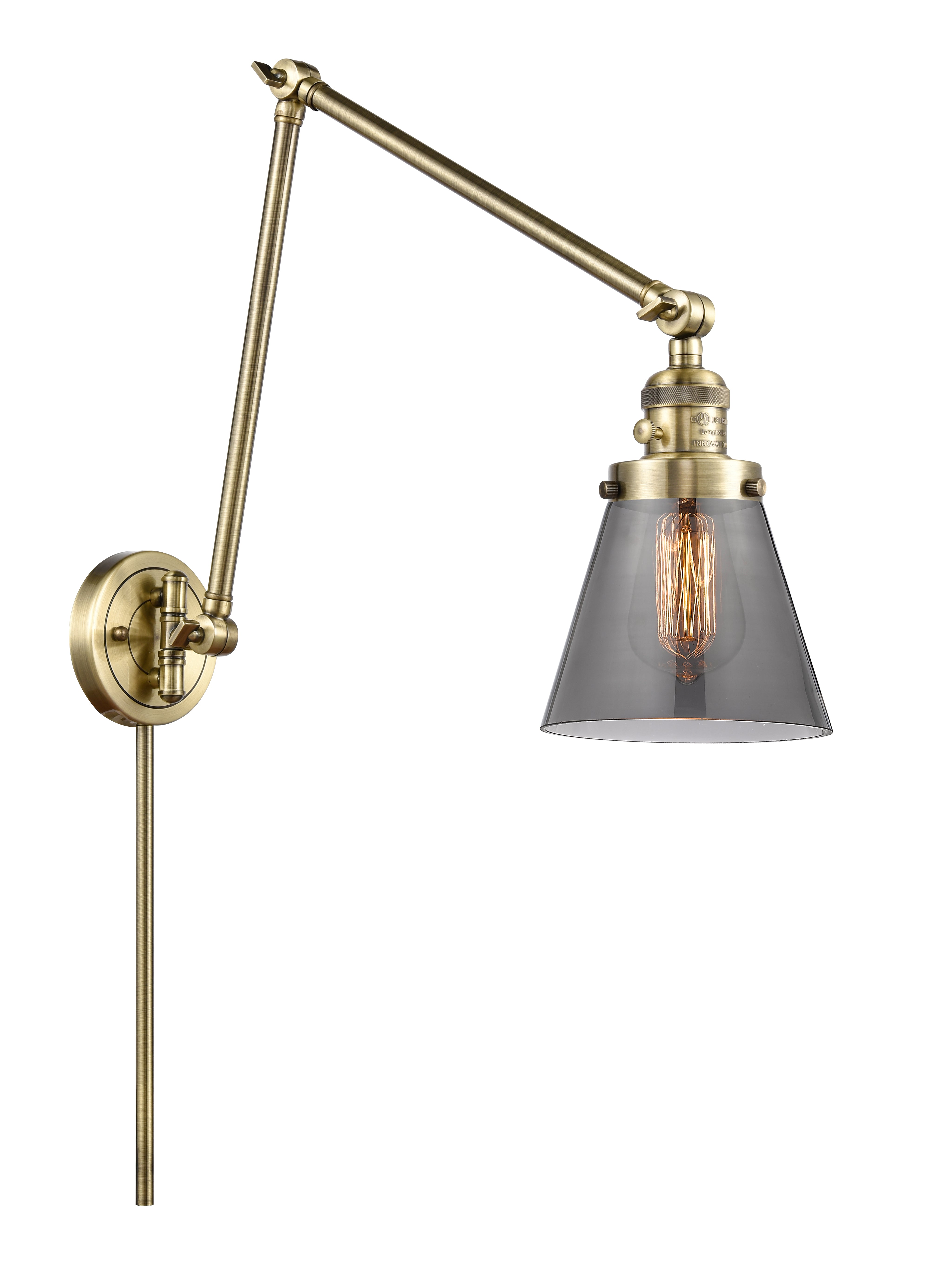Franklin Restoration Swing Arm Cast Brass