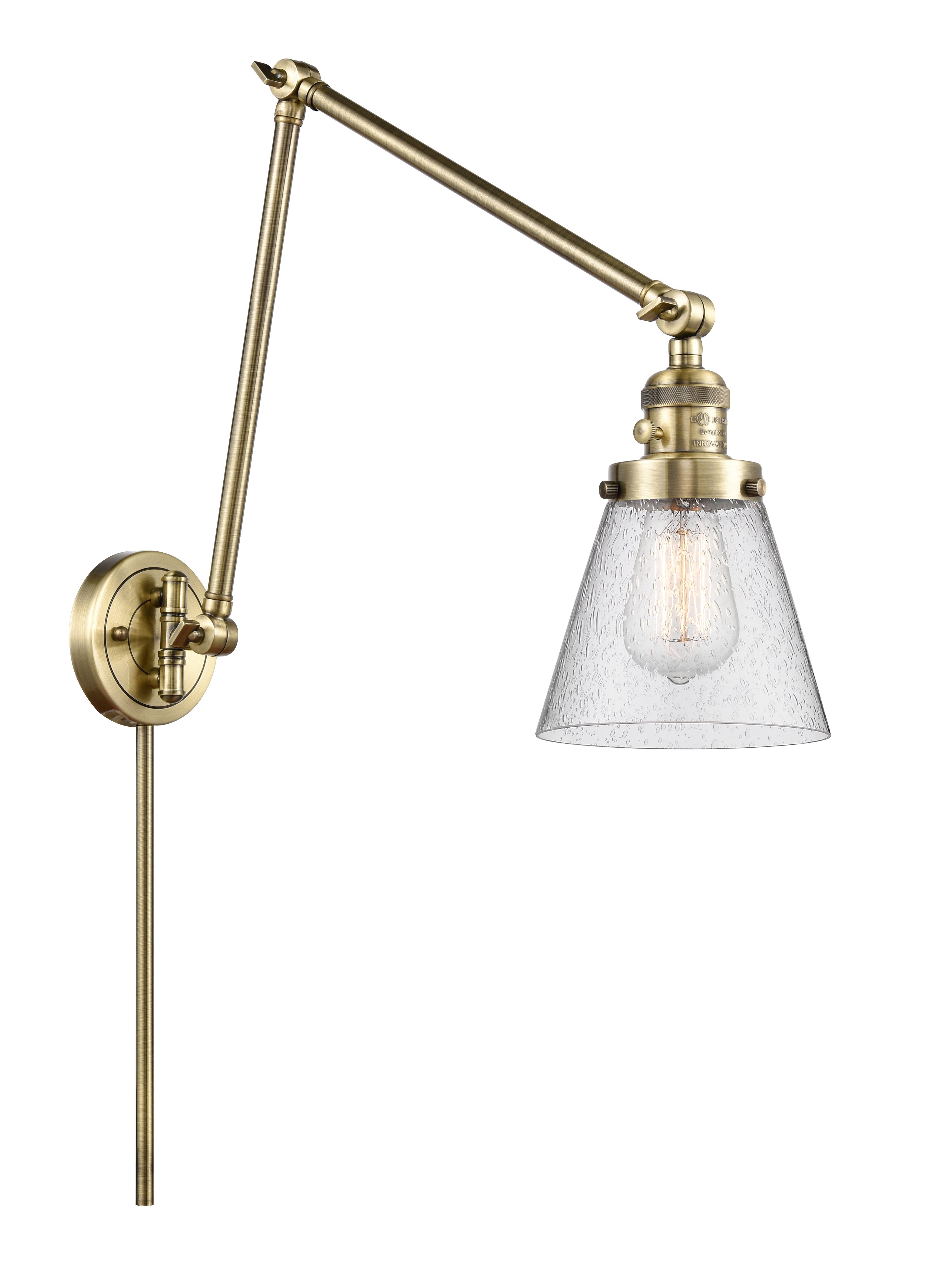 Franklin Restoration Swing Arm Cast Brass