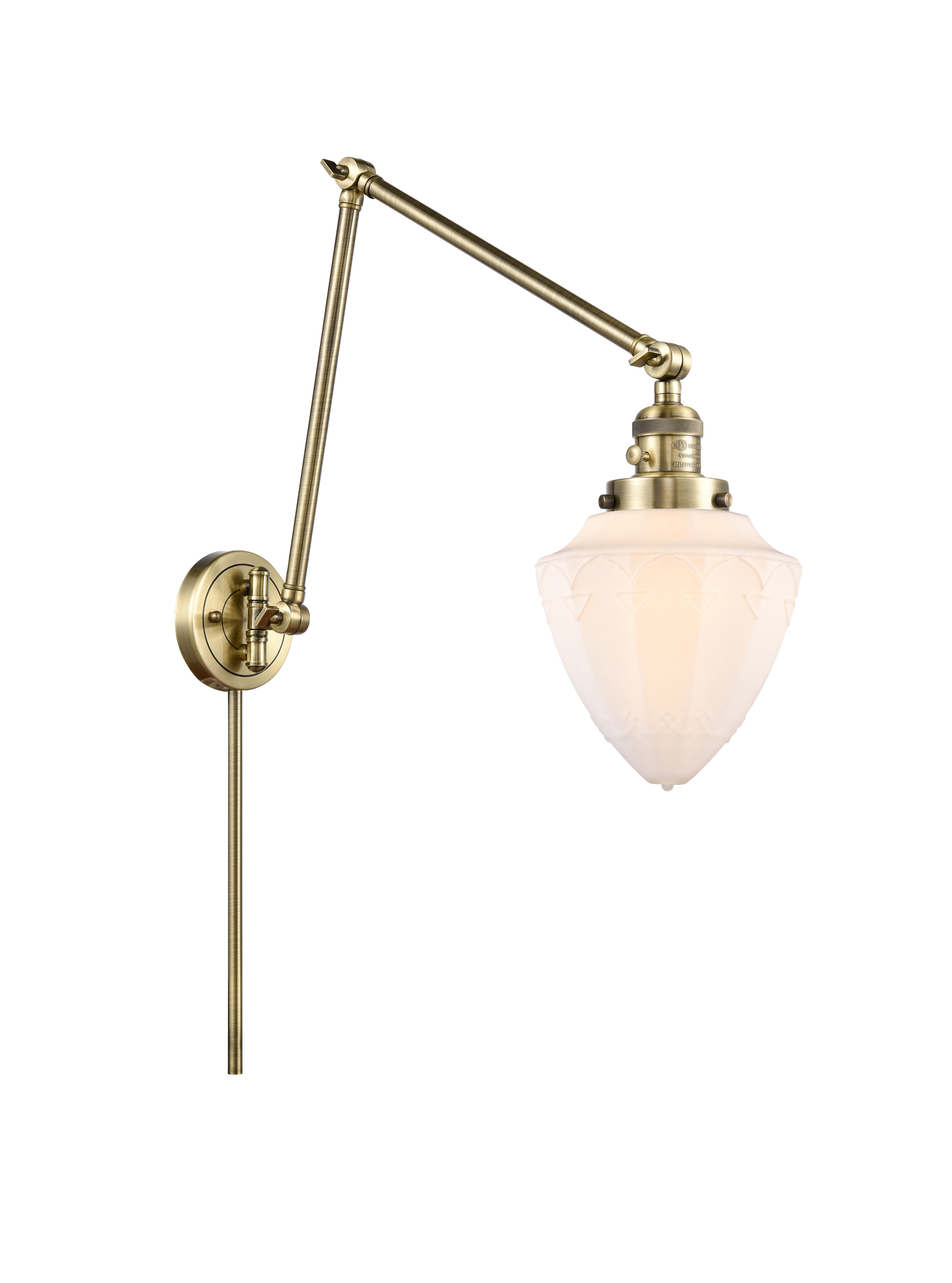 Franklin Restoration Swing Arm Cast Brass