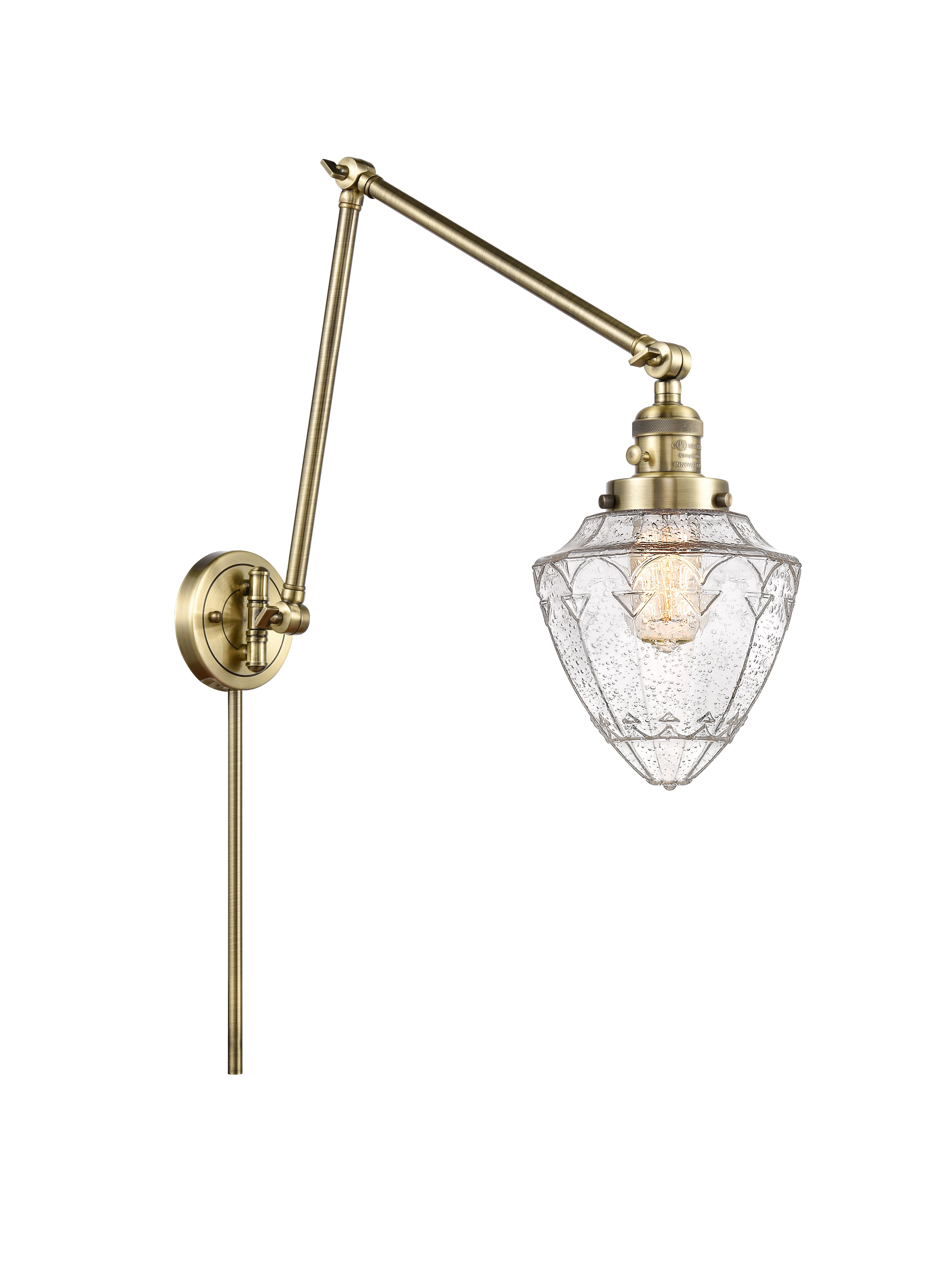 Franklin Restoration Swing Arm Cast Brass
