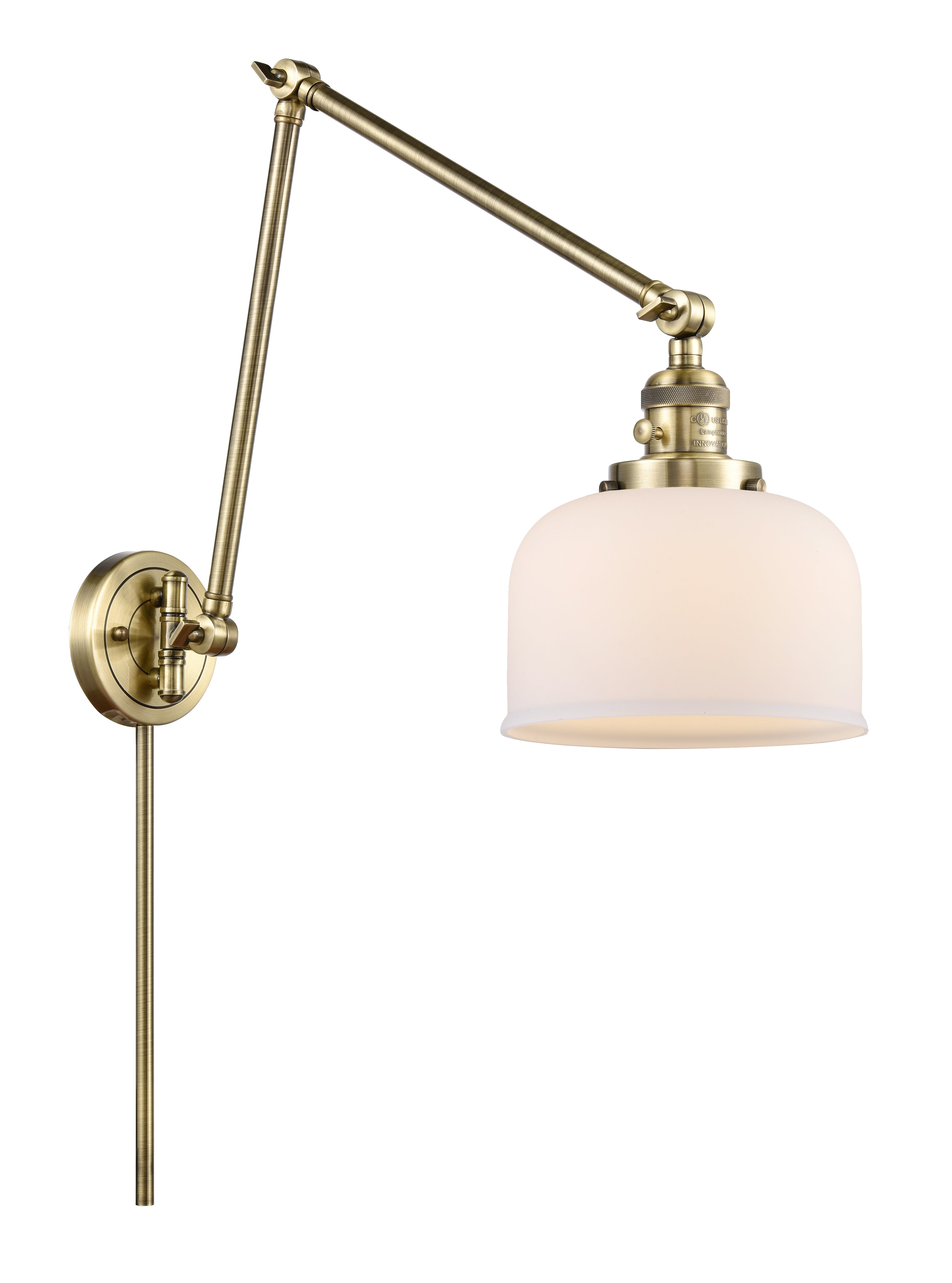Franklin Restoration Swing Arm Cast Brass