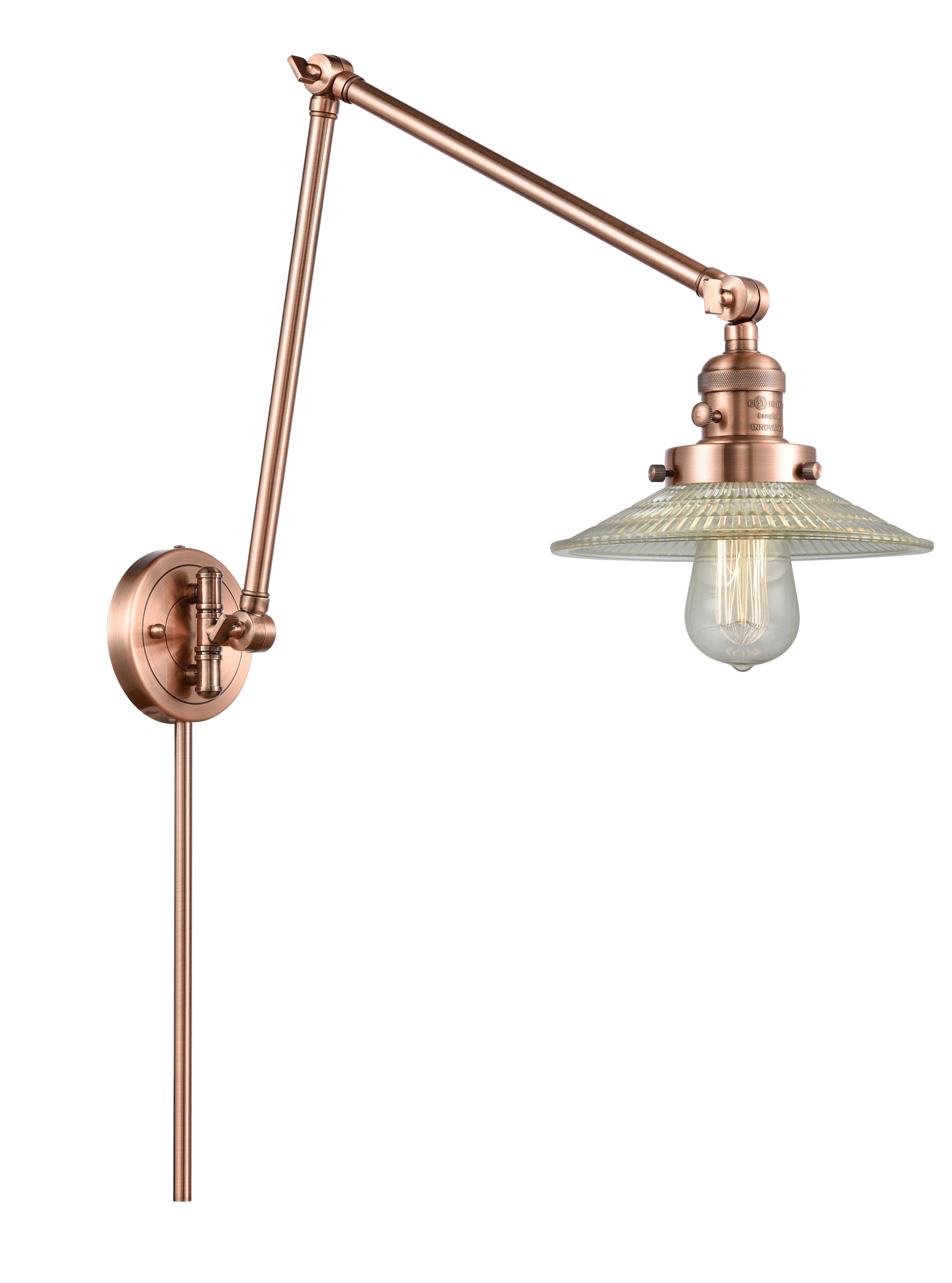 Franklin Restoration Swing Arm Brass Finish