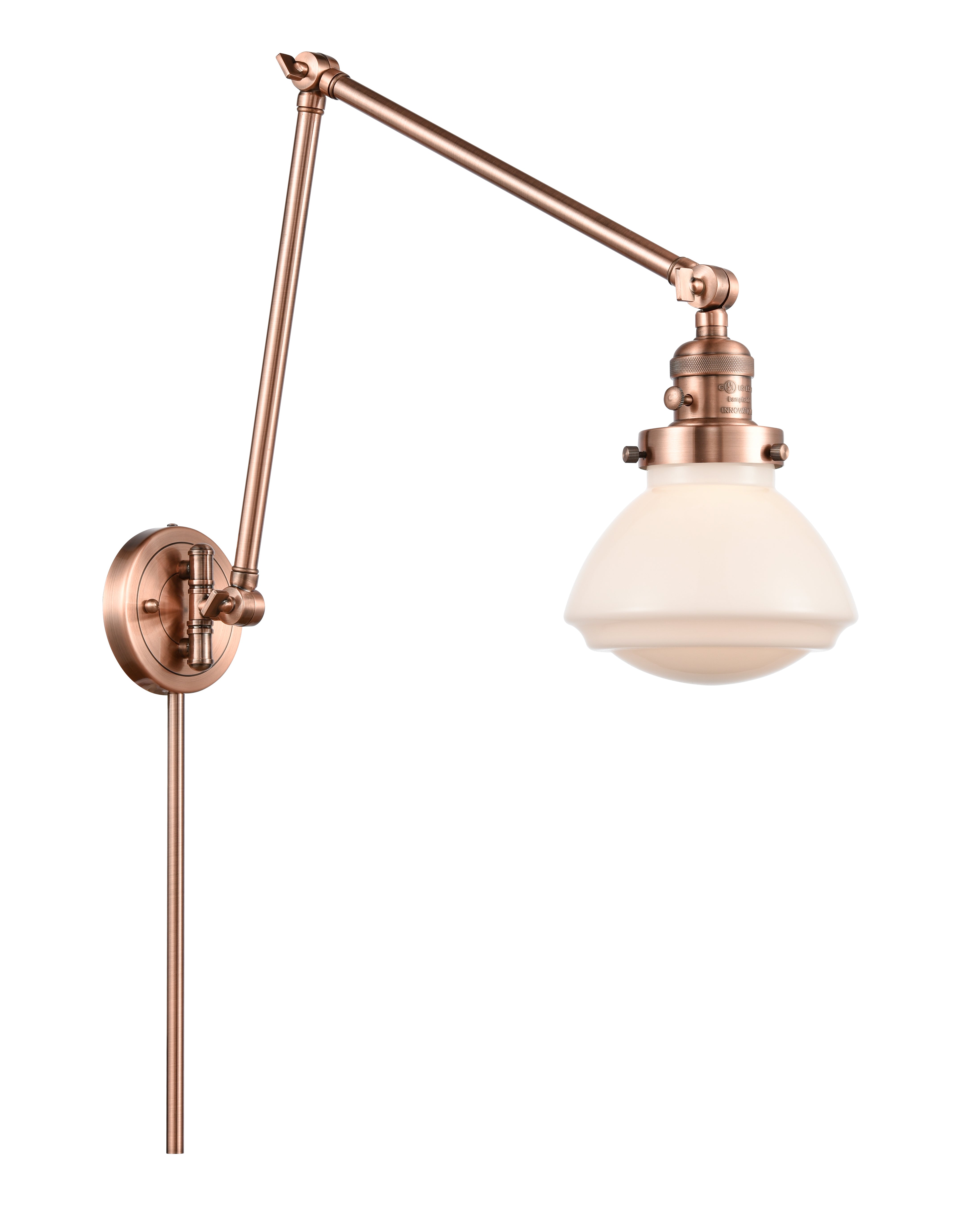 Franklin Restoration Swing Arm Cast Brass