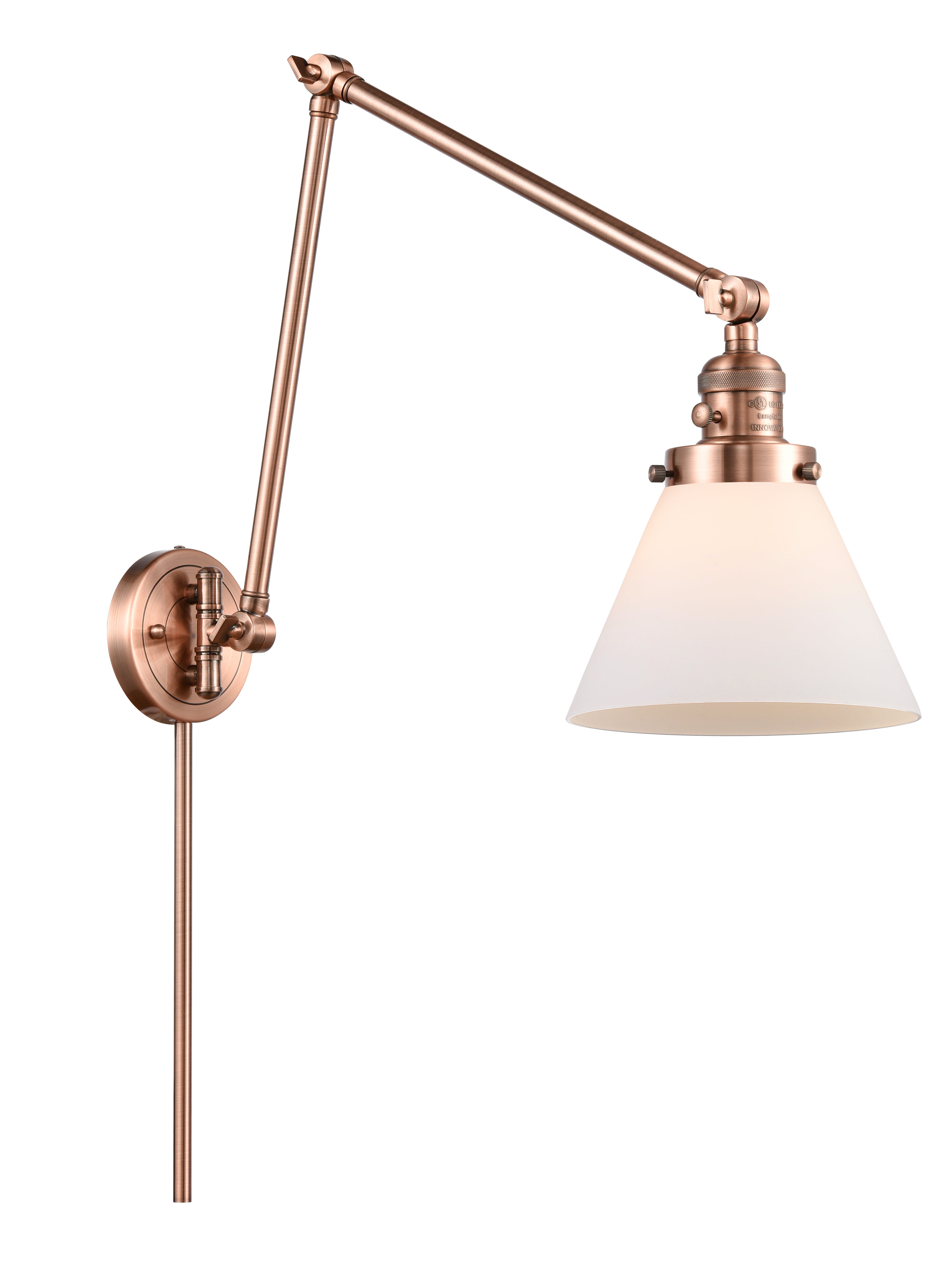 Franklin Restoration Swing Arm Cast Brass
