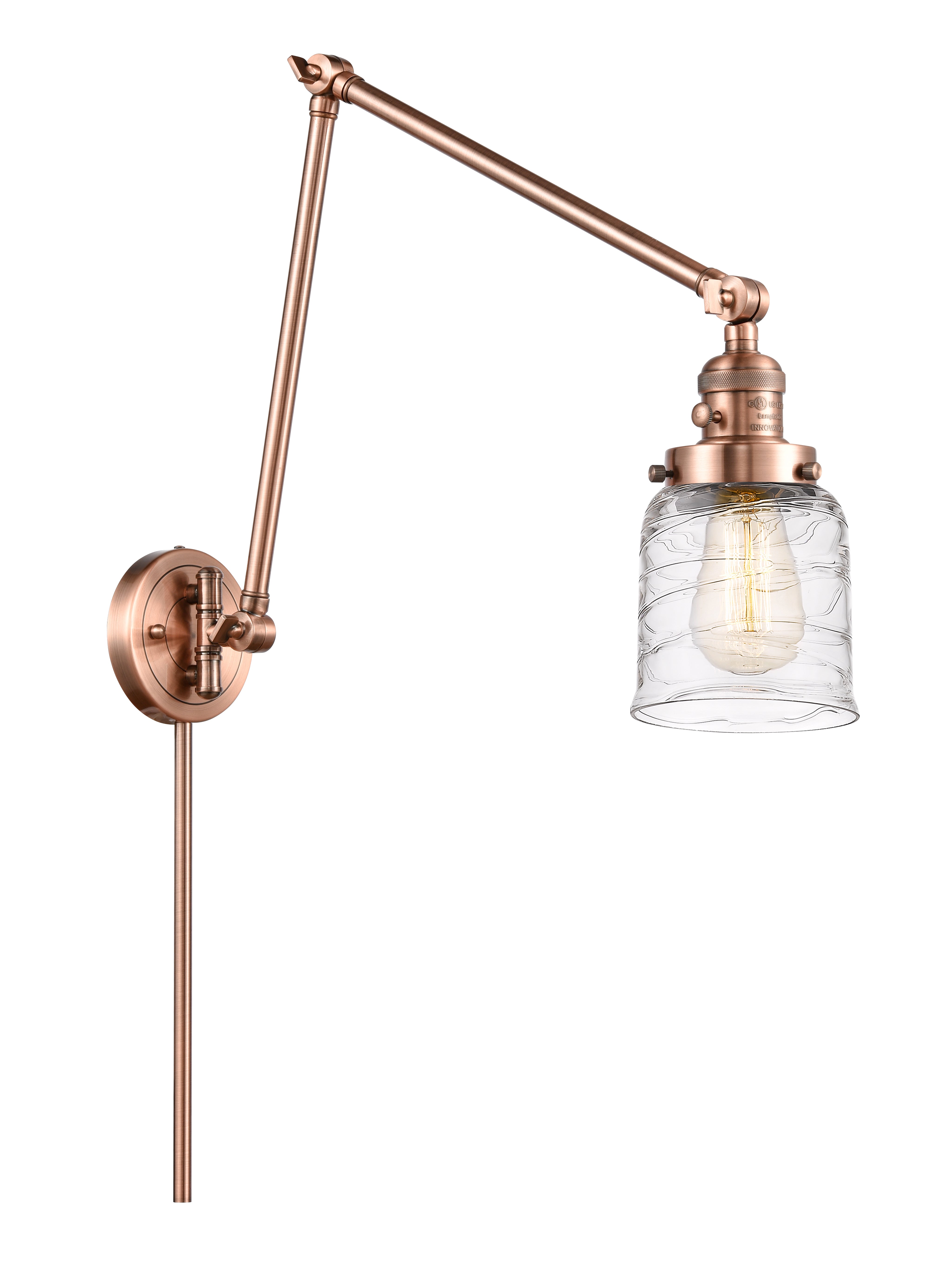 Franklin Restoration Swing Arm Cast Brass