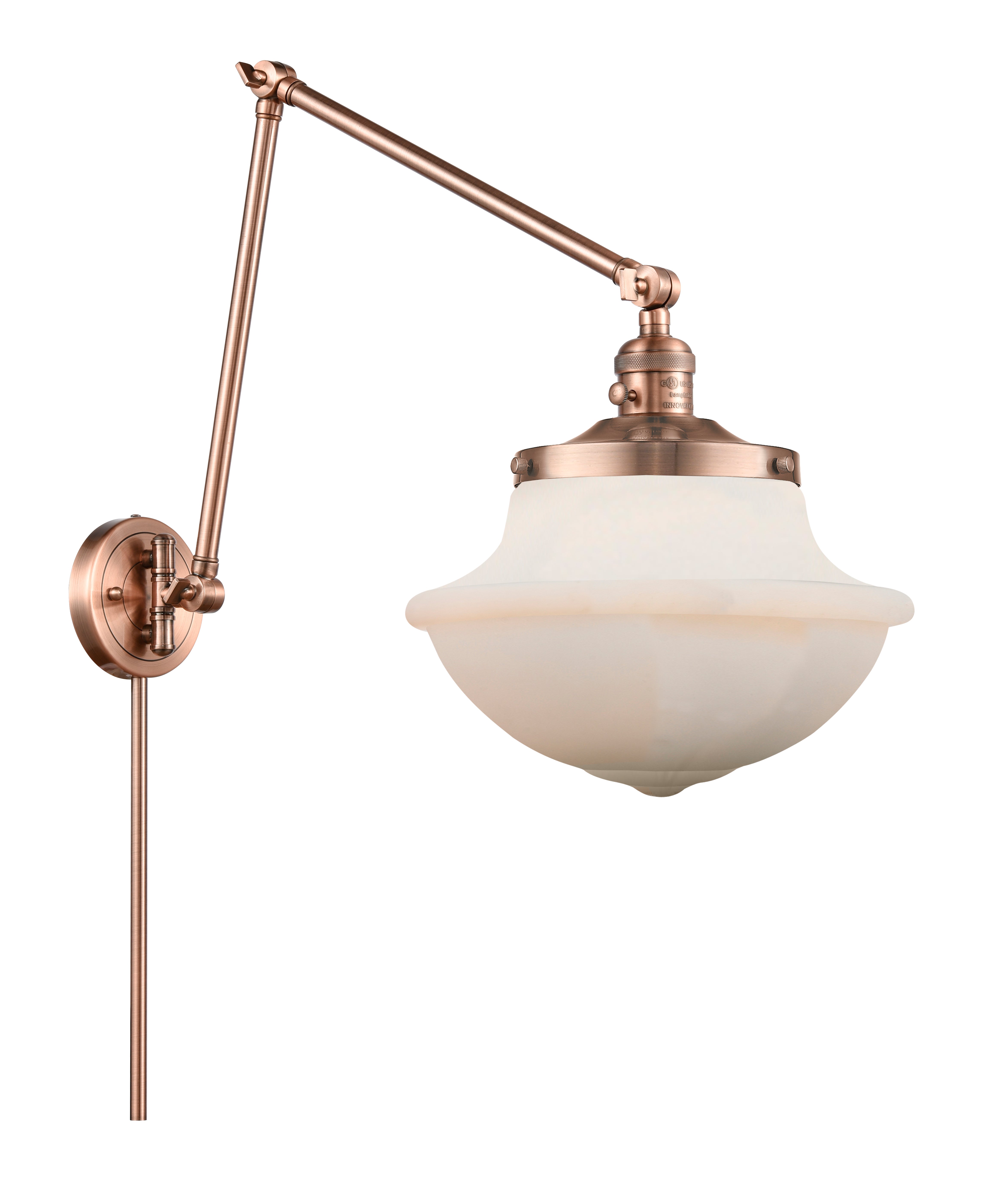 Franklin Restoration Swing Arm Cast Brass