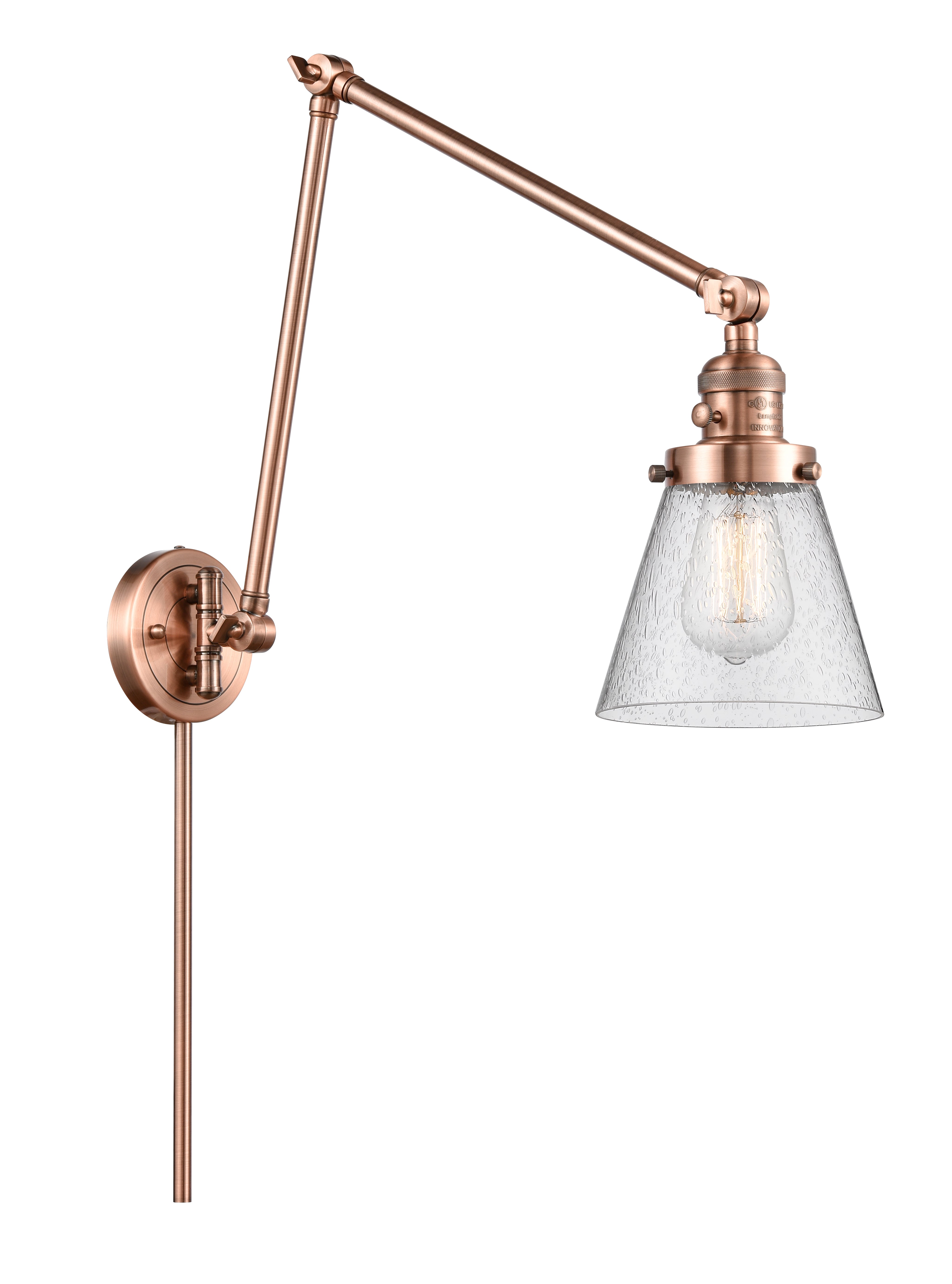 Franklin Restoration Swing Arm Cast Brass