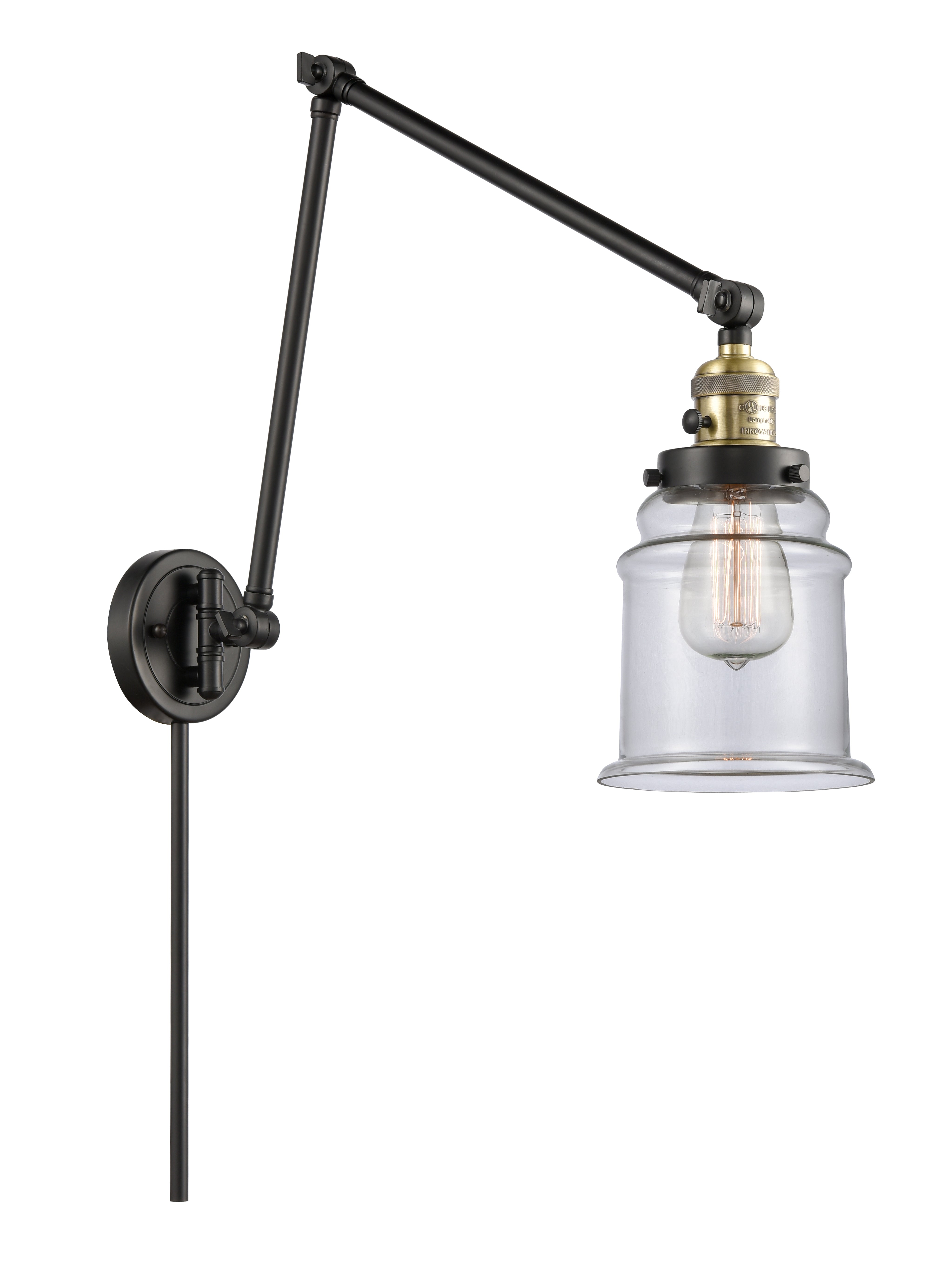 Franklin Restoration Swing Arm Cast Brass