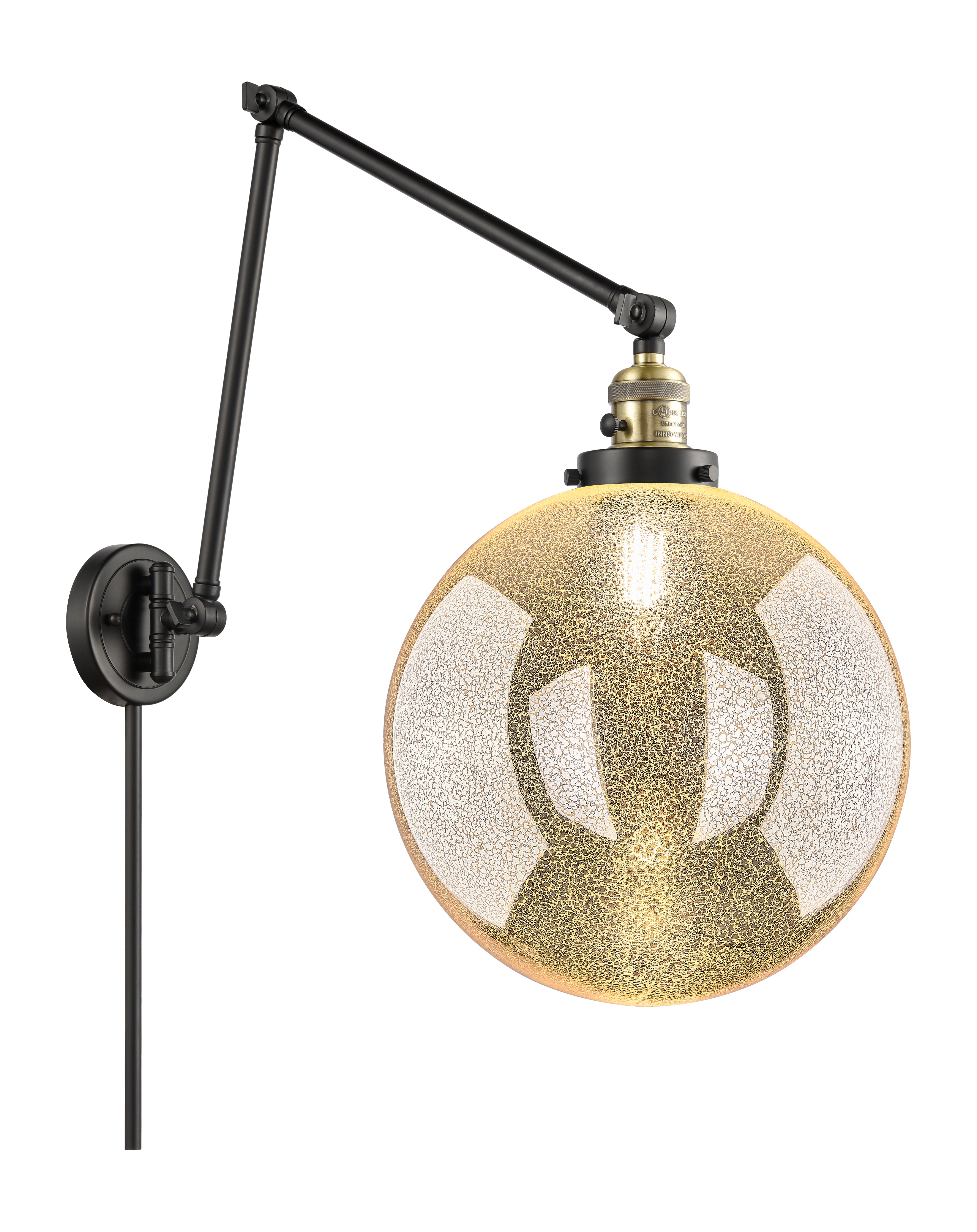 Franklin Restoration Swing Arm Cast Brass
