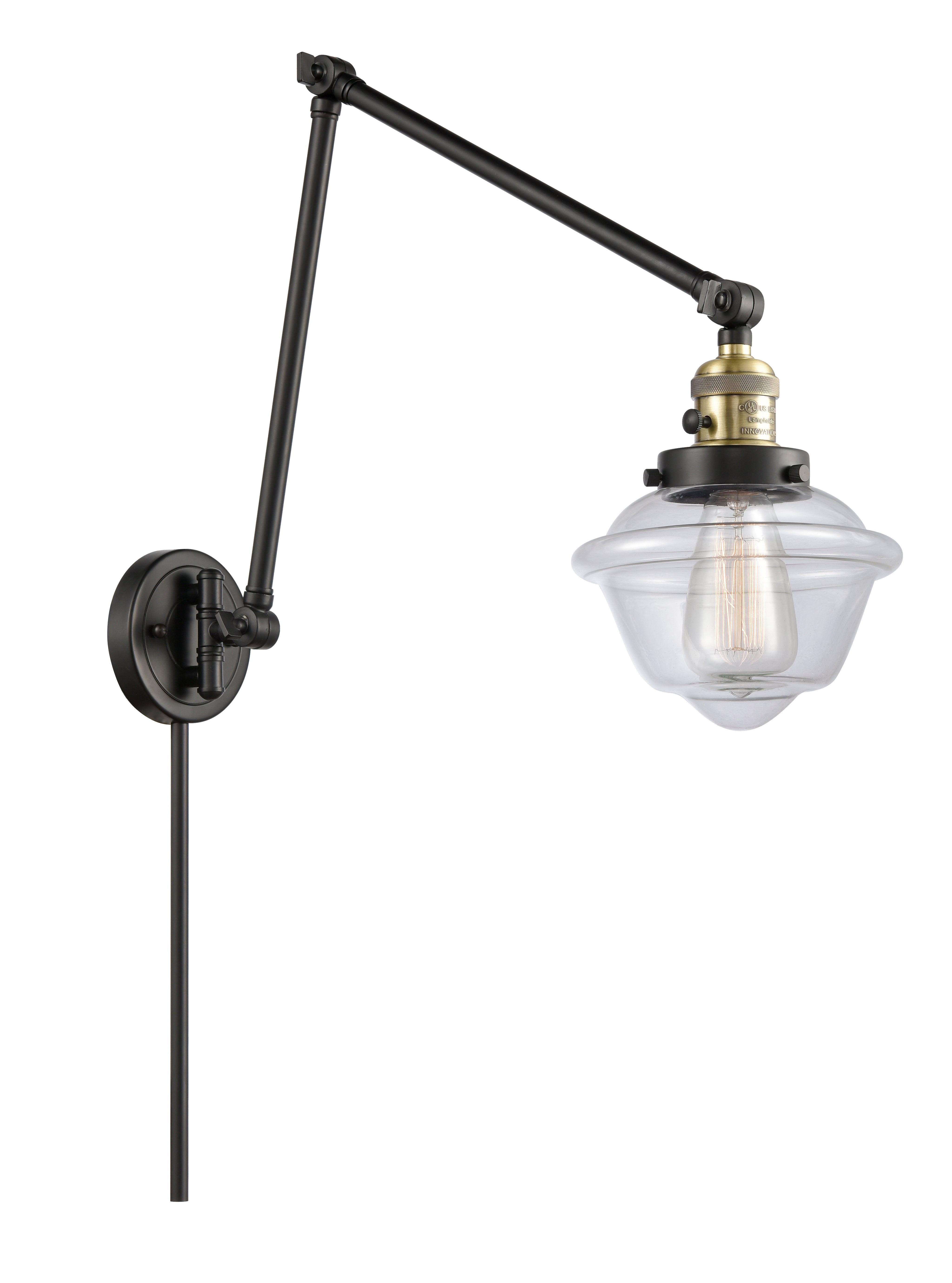 Franklin Restoration Swing Arm Cast Brass