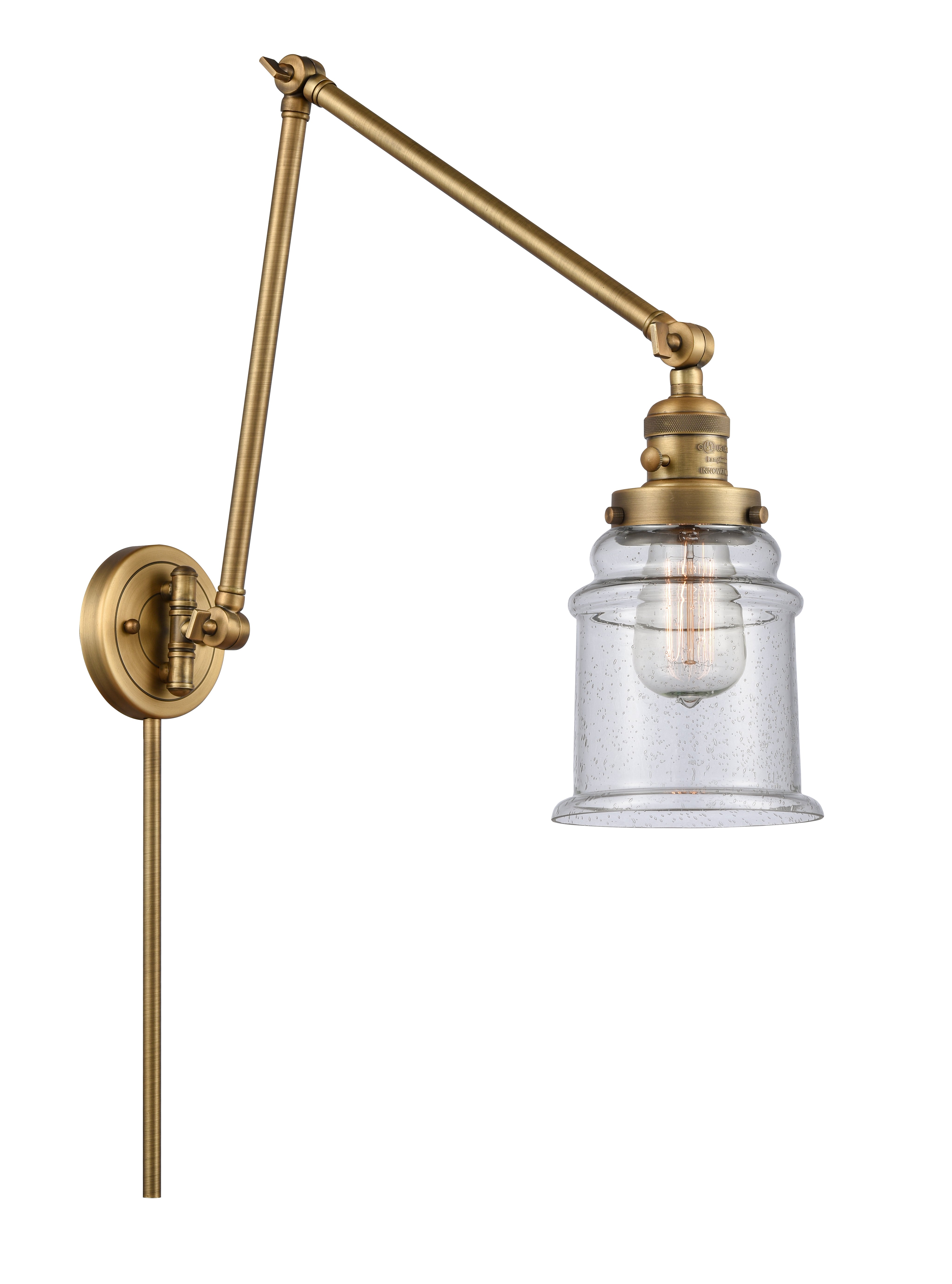 Franklin Restoration Swing Arm Cast Brass