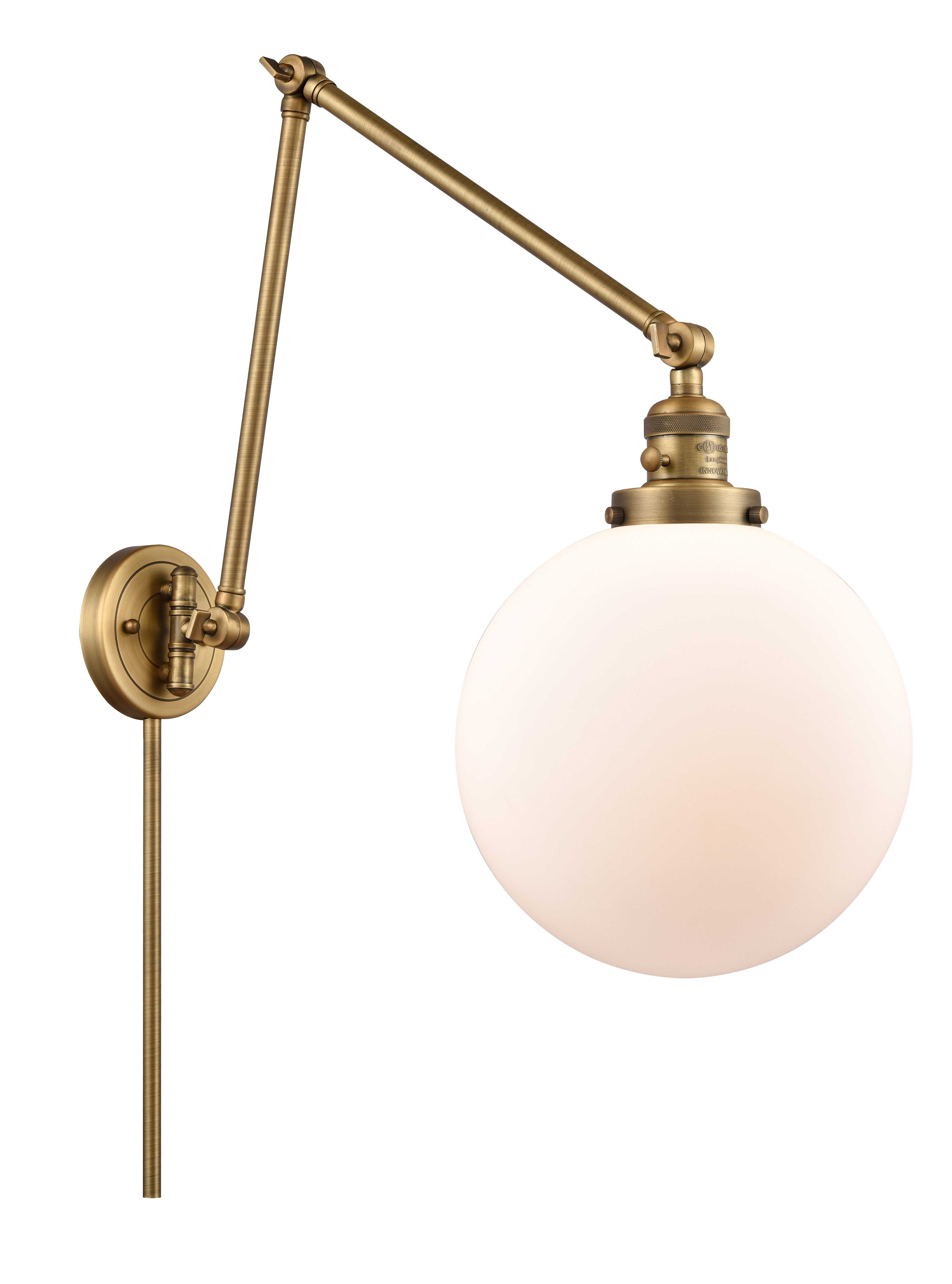 Franklin Restoration Swing Arm Cast Brass