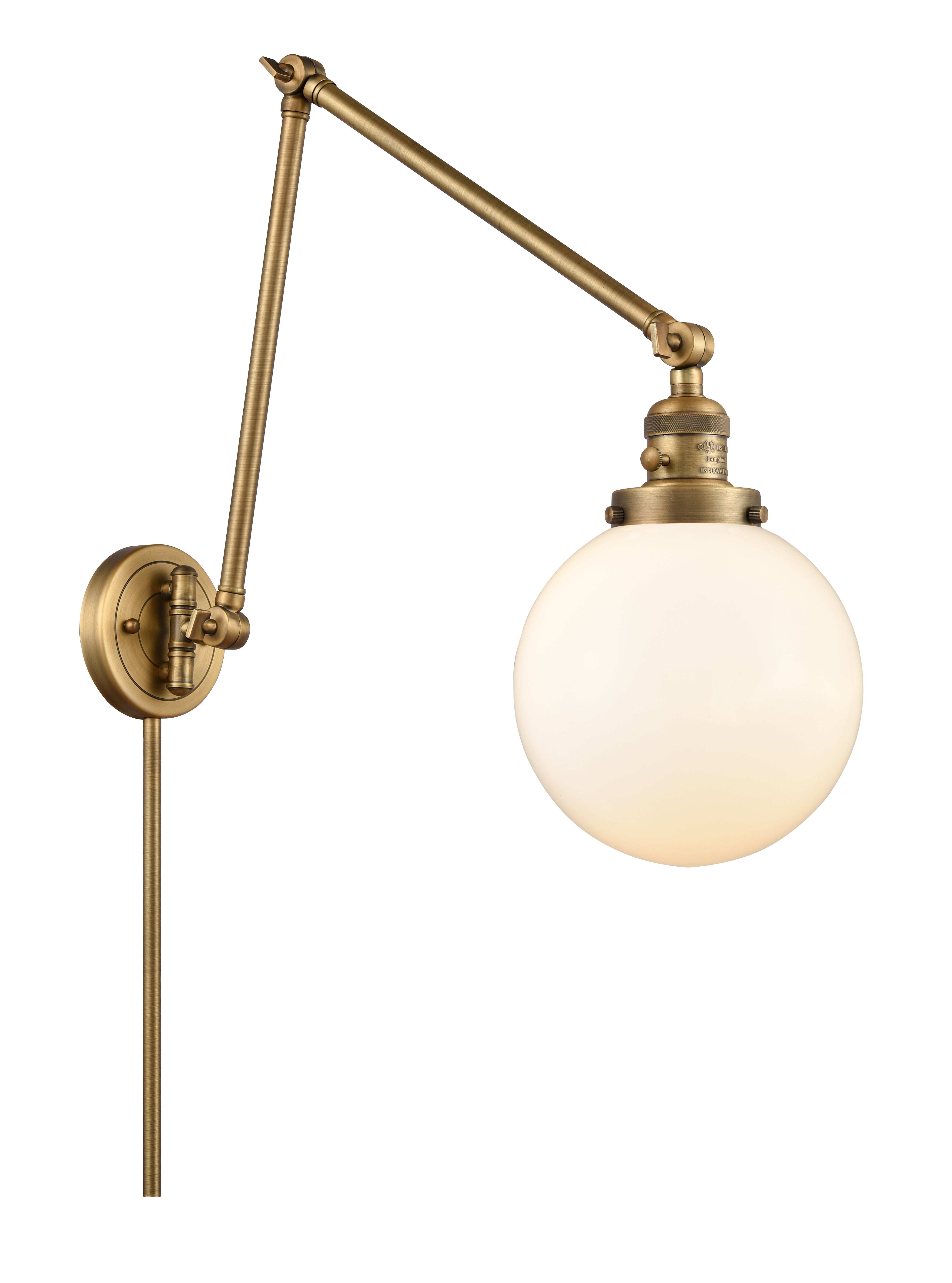 Franklin Restoration Swing Arm Cast Brass