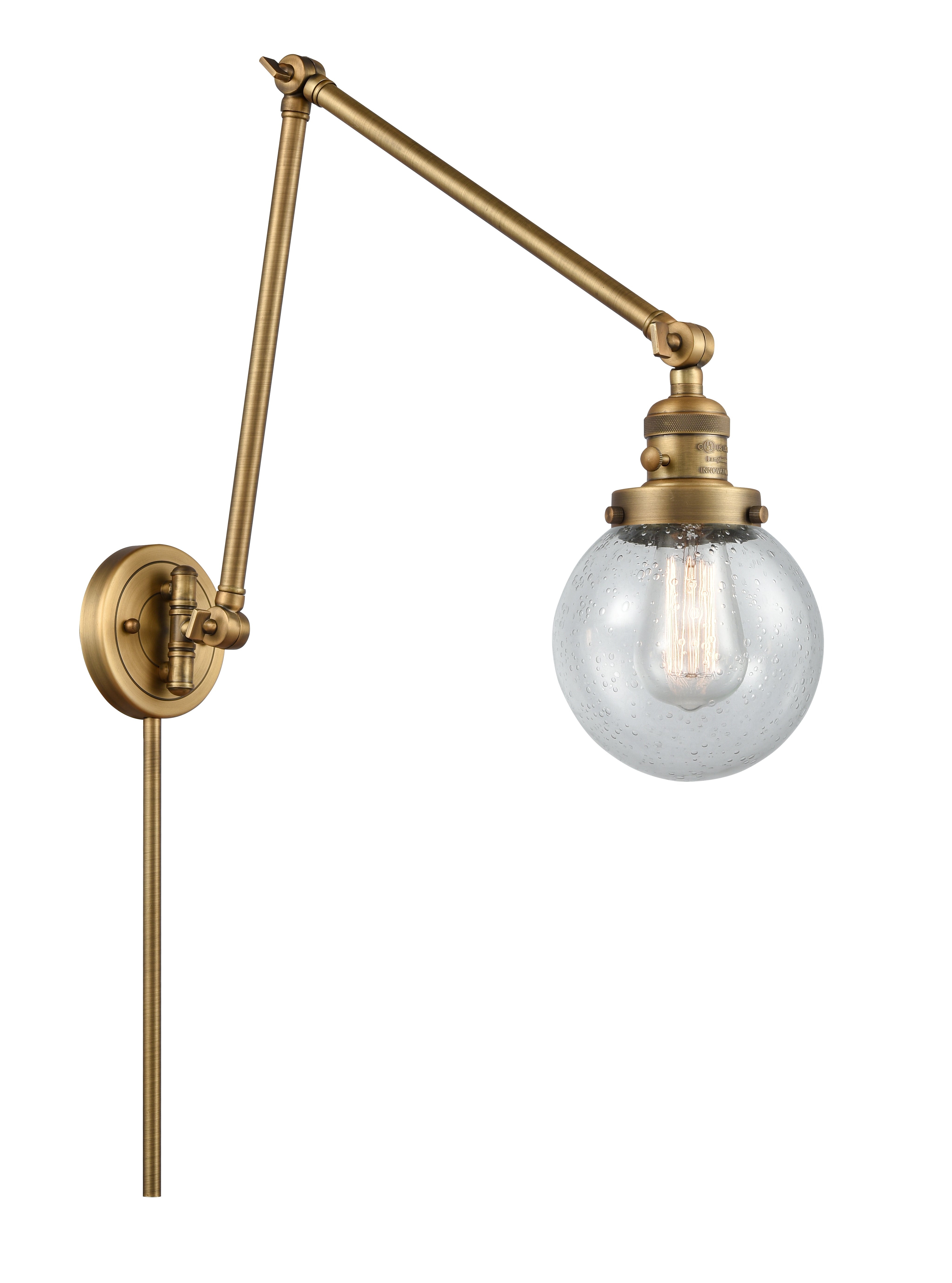 Franklin Restoration Swing Arm Cast Brass
