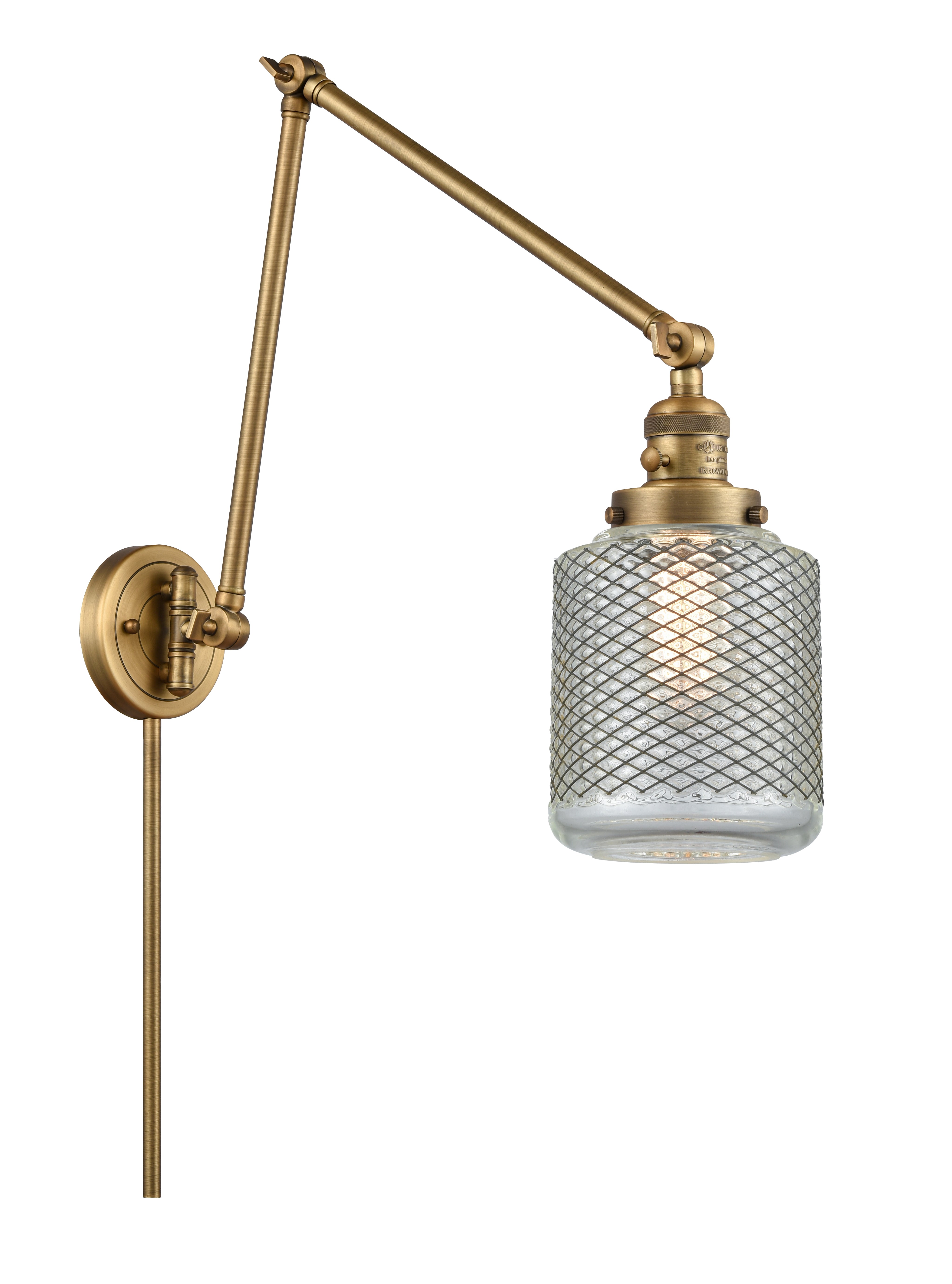 Franklin Restoration Swing Arm Cast Brass