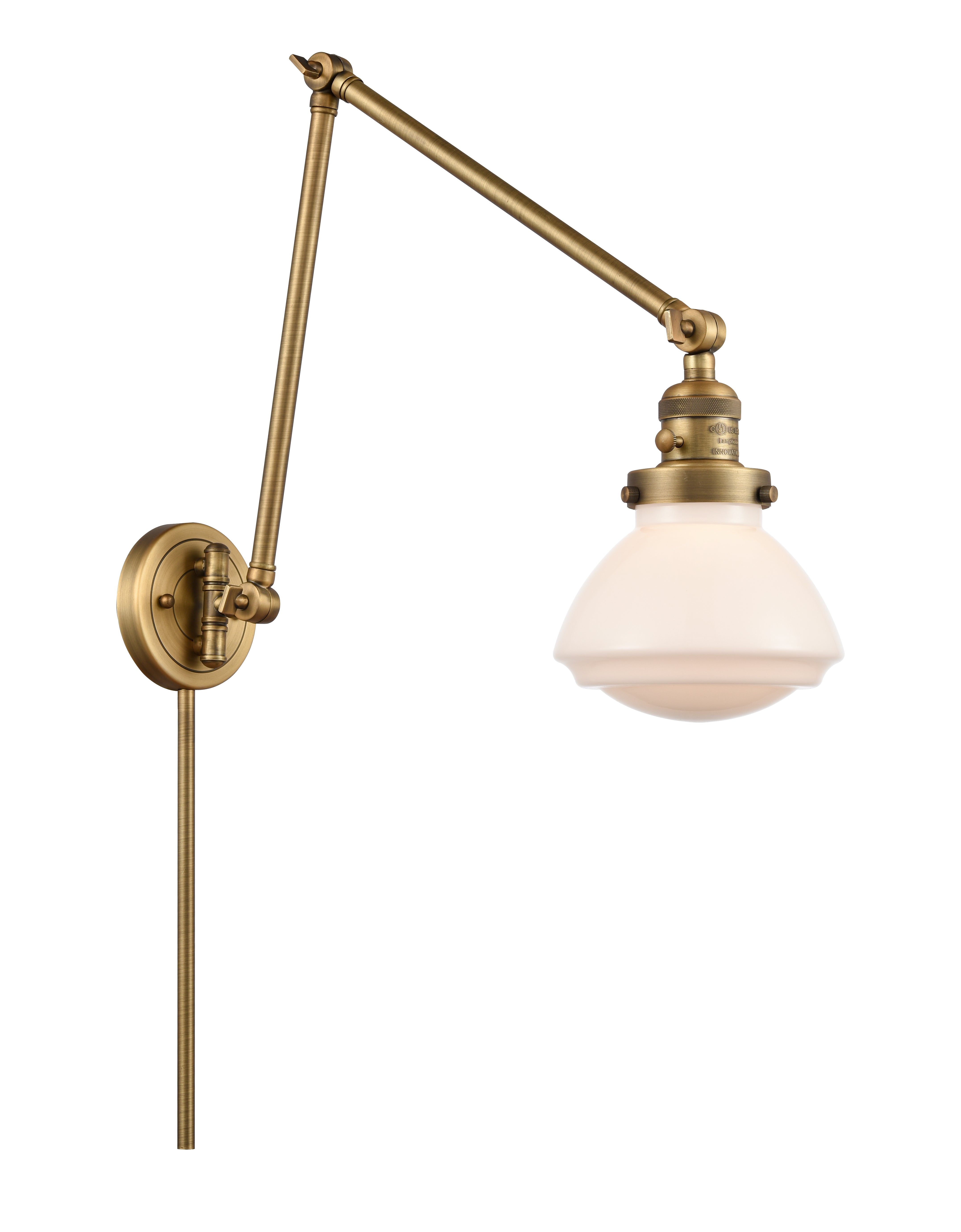 Franklin Restoration Swing Arm Cast Brass