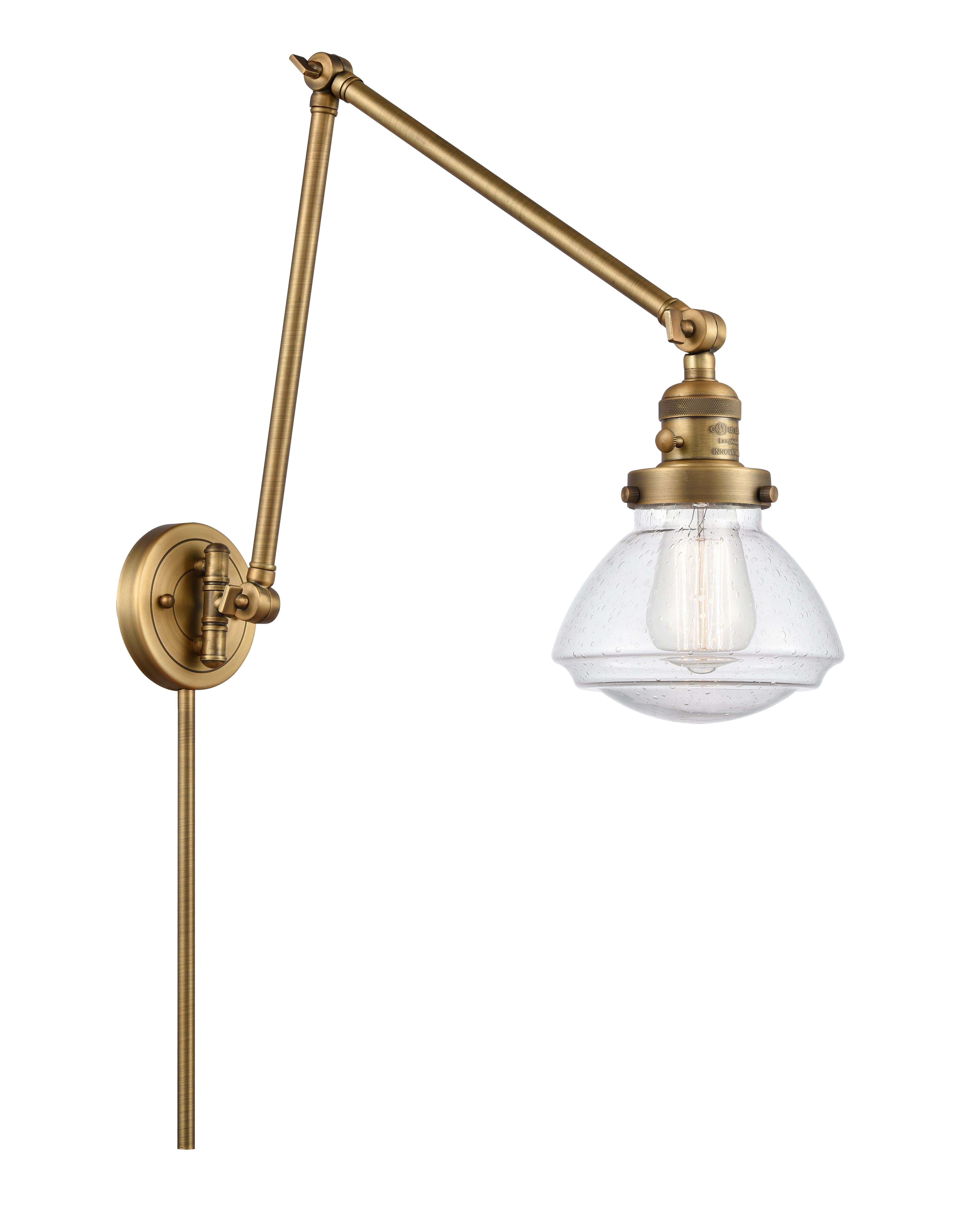 Franklin Restoration Swing Arm Cast Brass