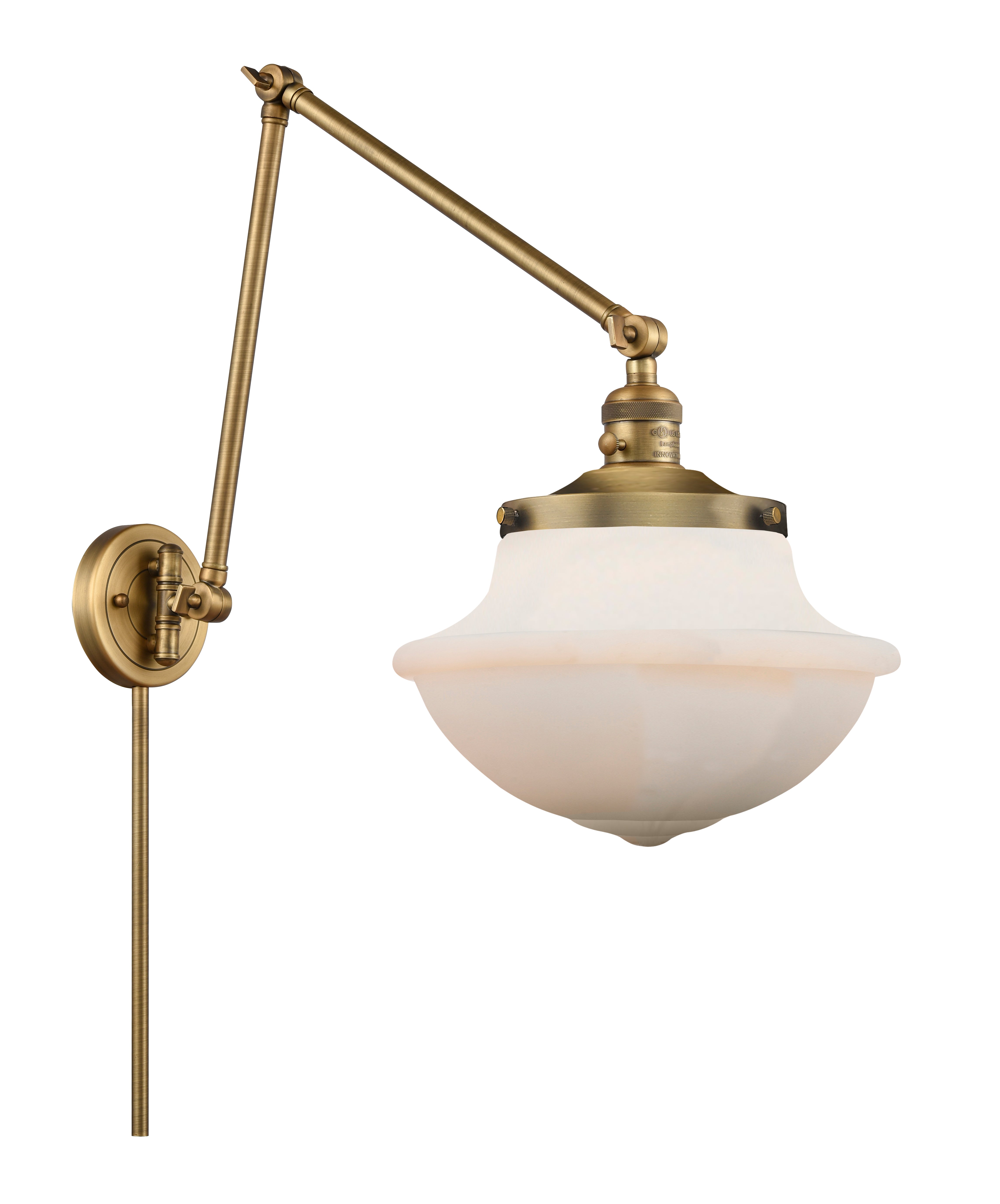 Franklin Restoration Swing Arm Cast Brass