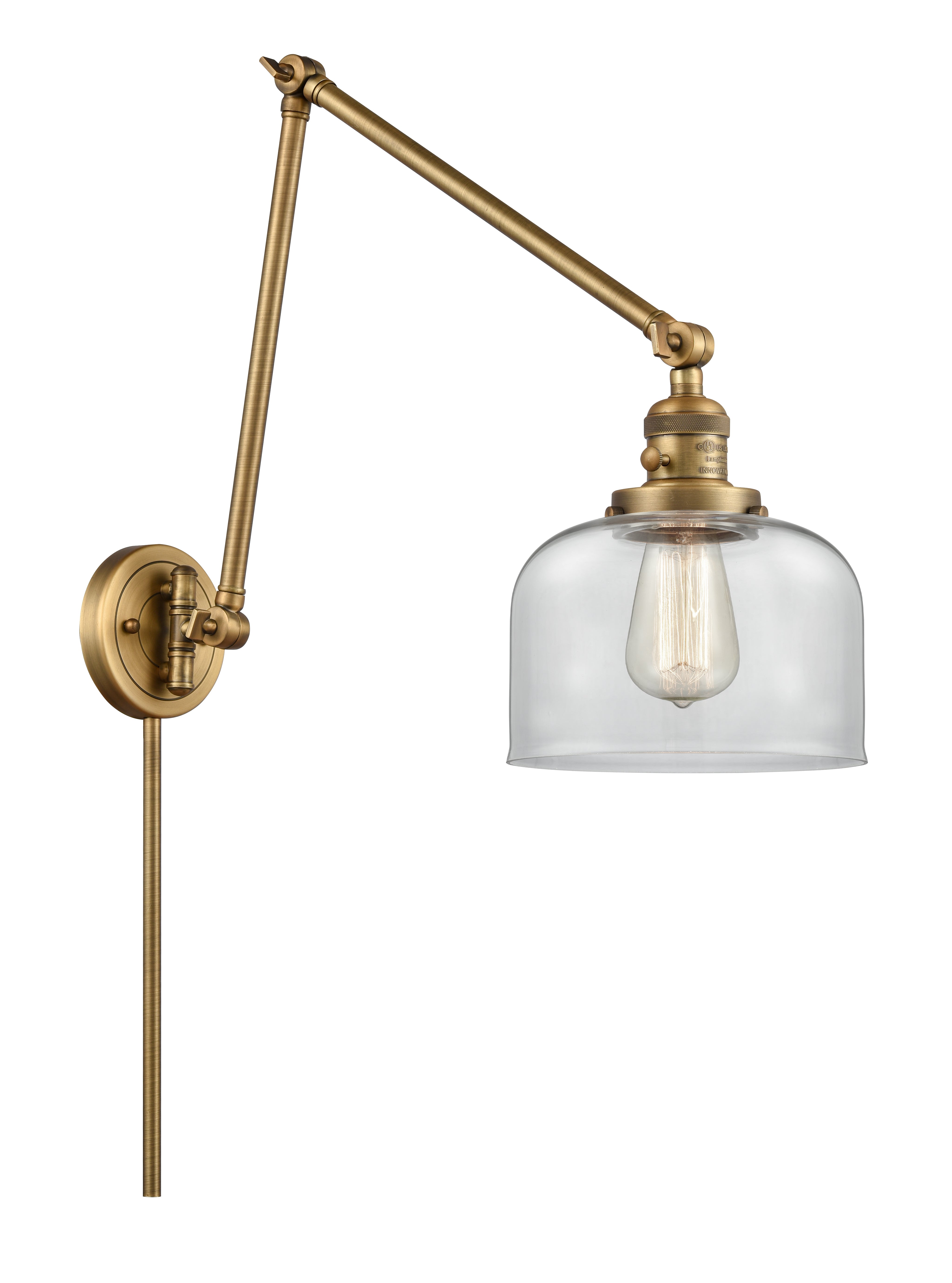 Franklin Restoration Swing Arm Cast Brass