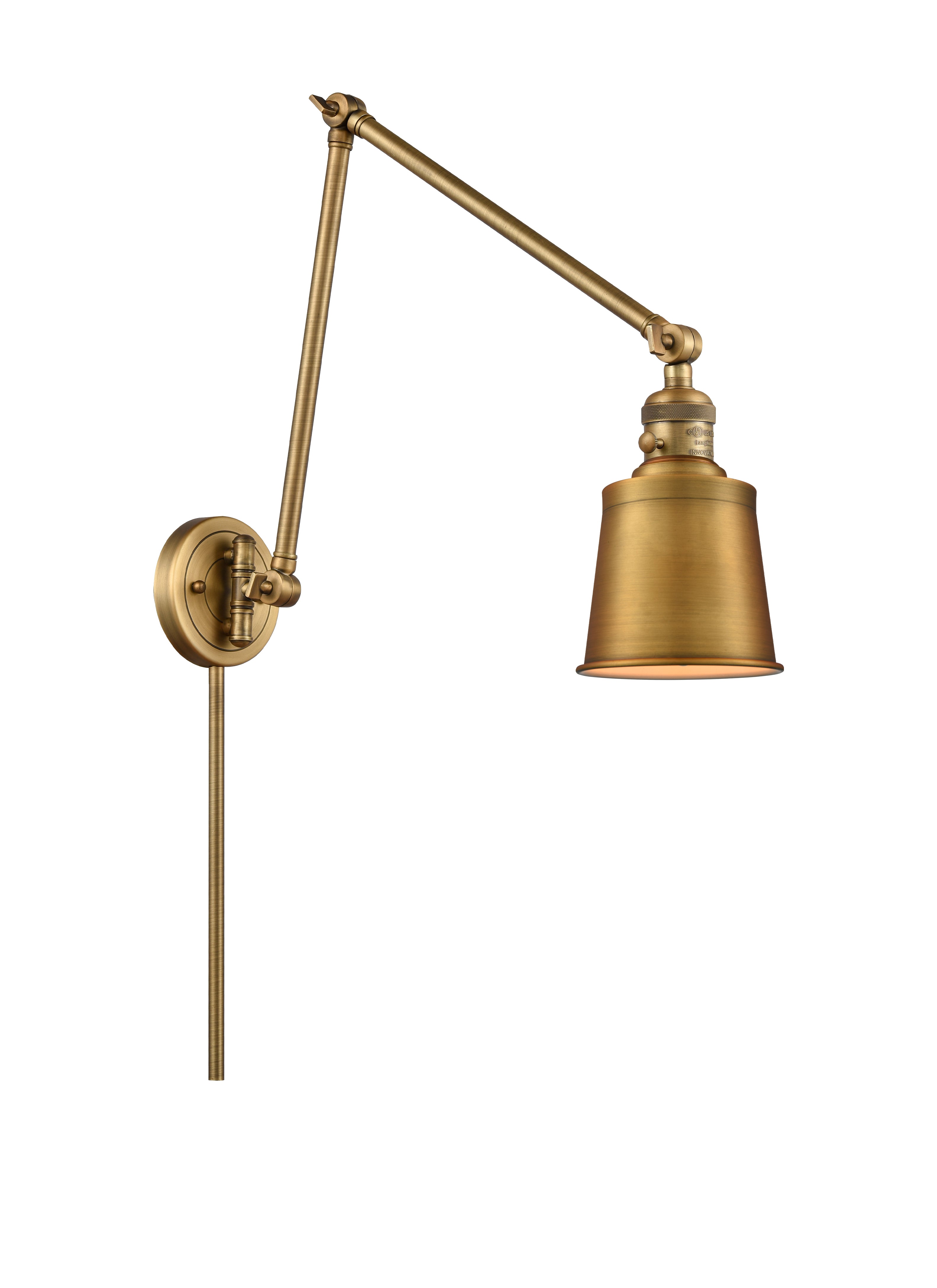 Franklin Restoration Swing Arm Cast Brass