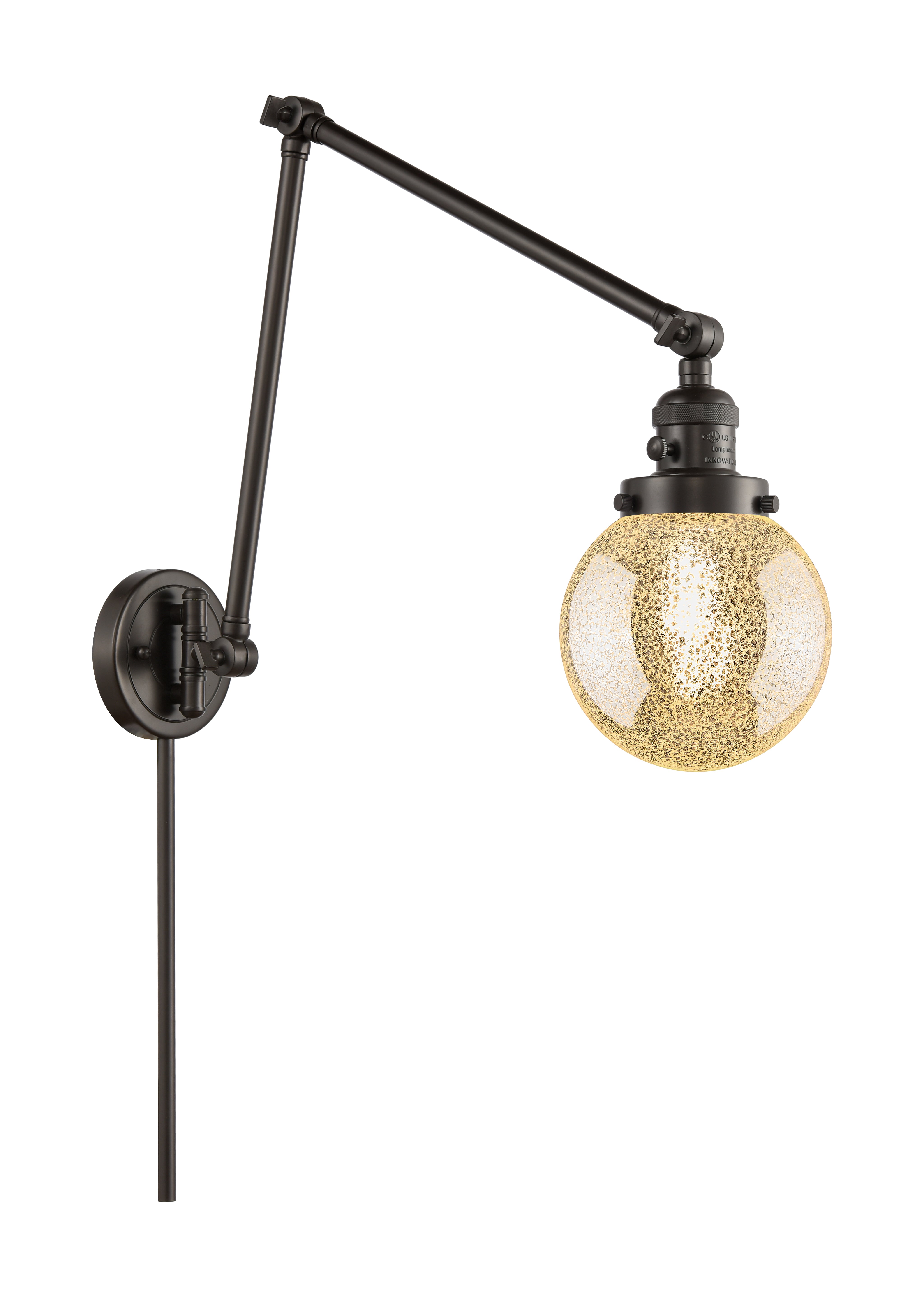 Franklin Restoration Swing Arm Cast Brass