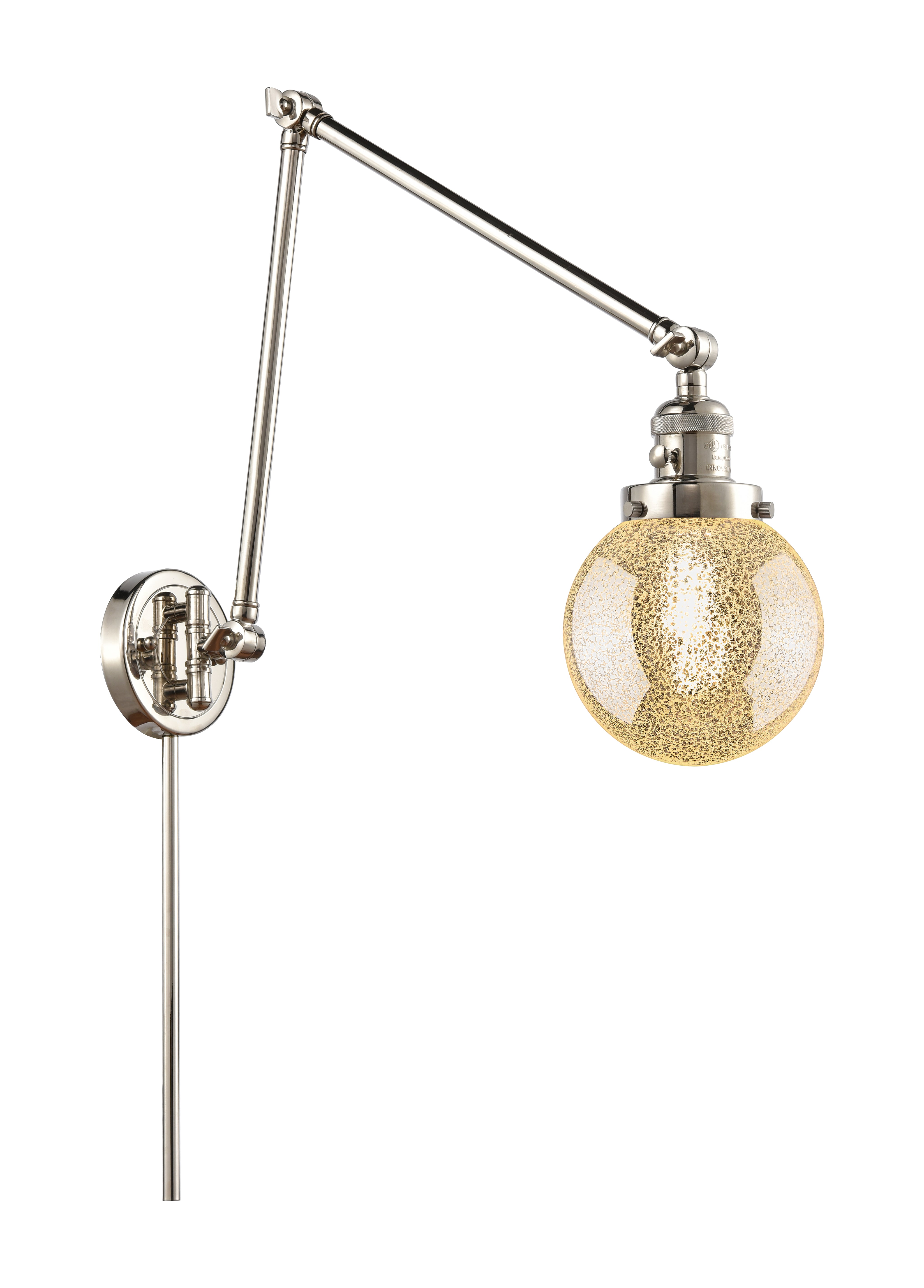 Franklin Restoration Swing Arm Cast Brass