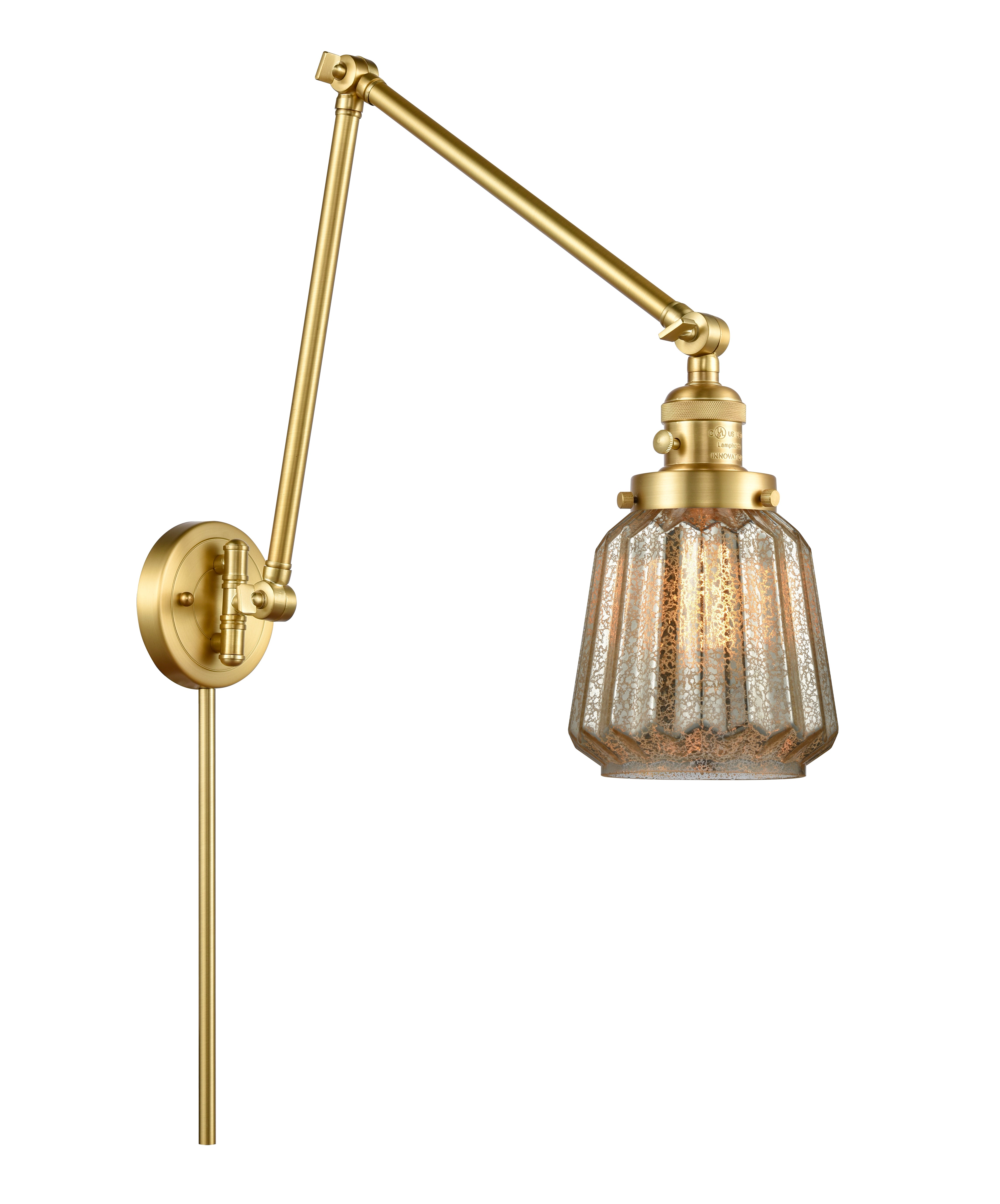 Franklin Restoration Swing Arm Cast Brass