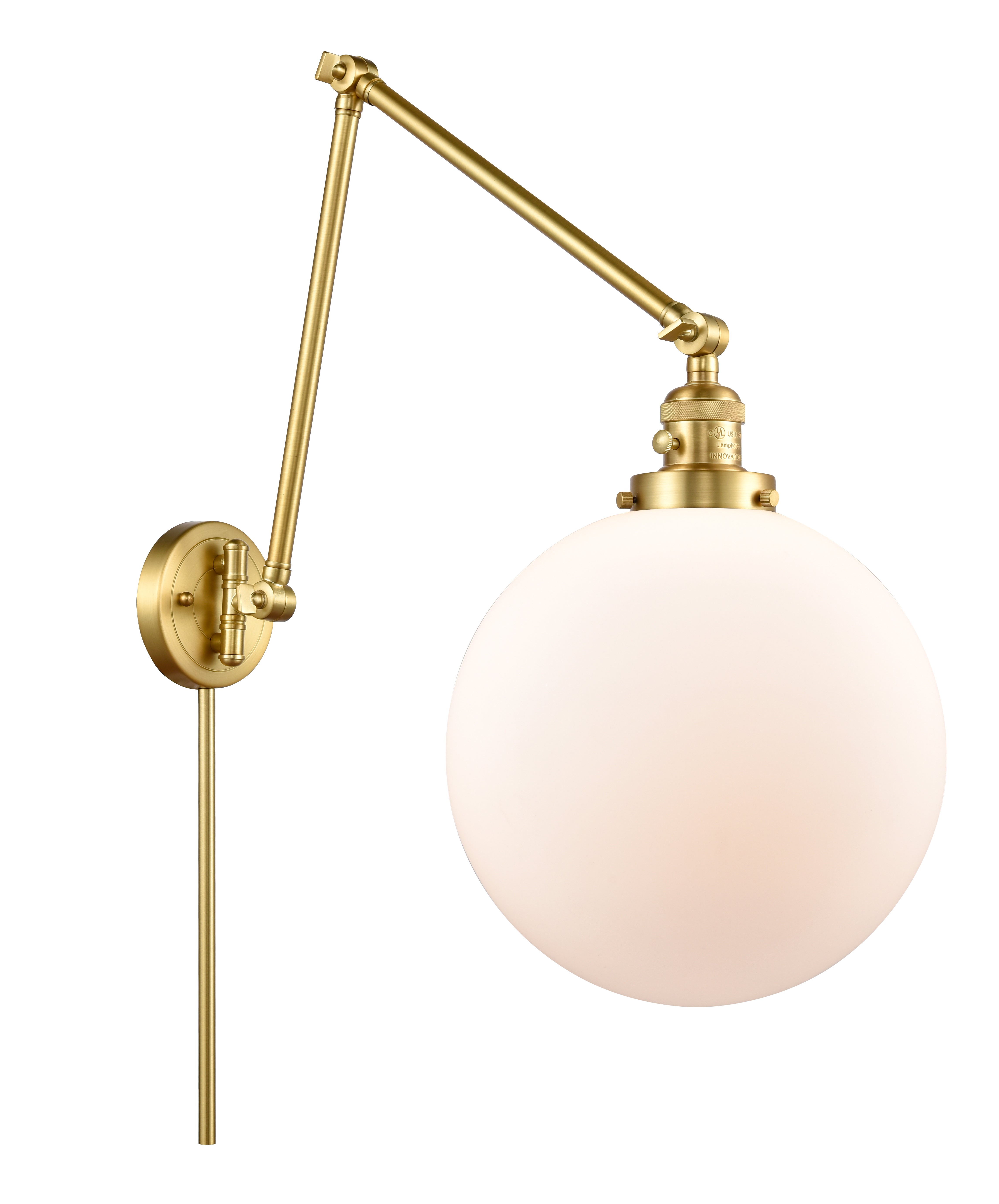 Franklin Restoration Swing Arm Cast Brass