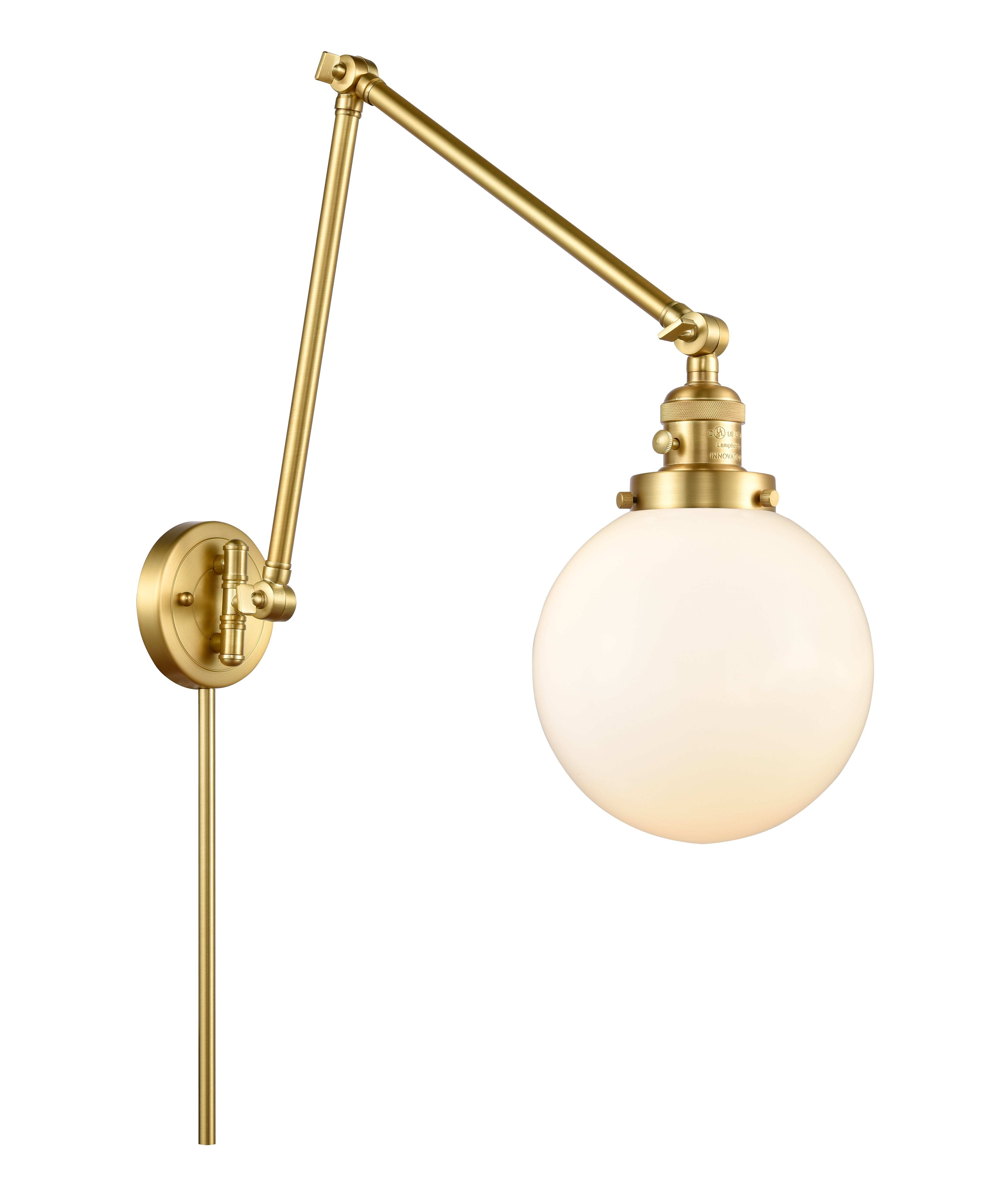 Franklin Restoration Swing Arm Cast Brass