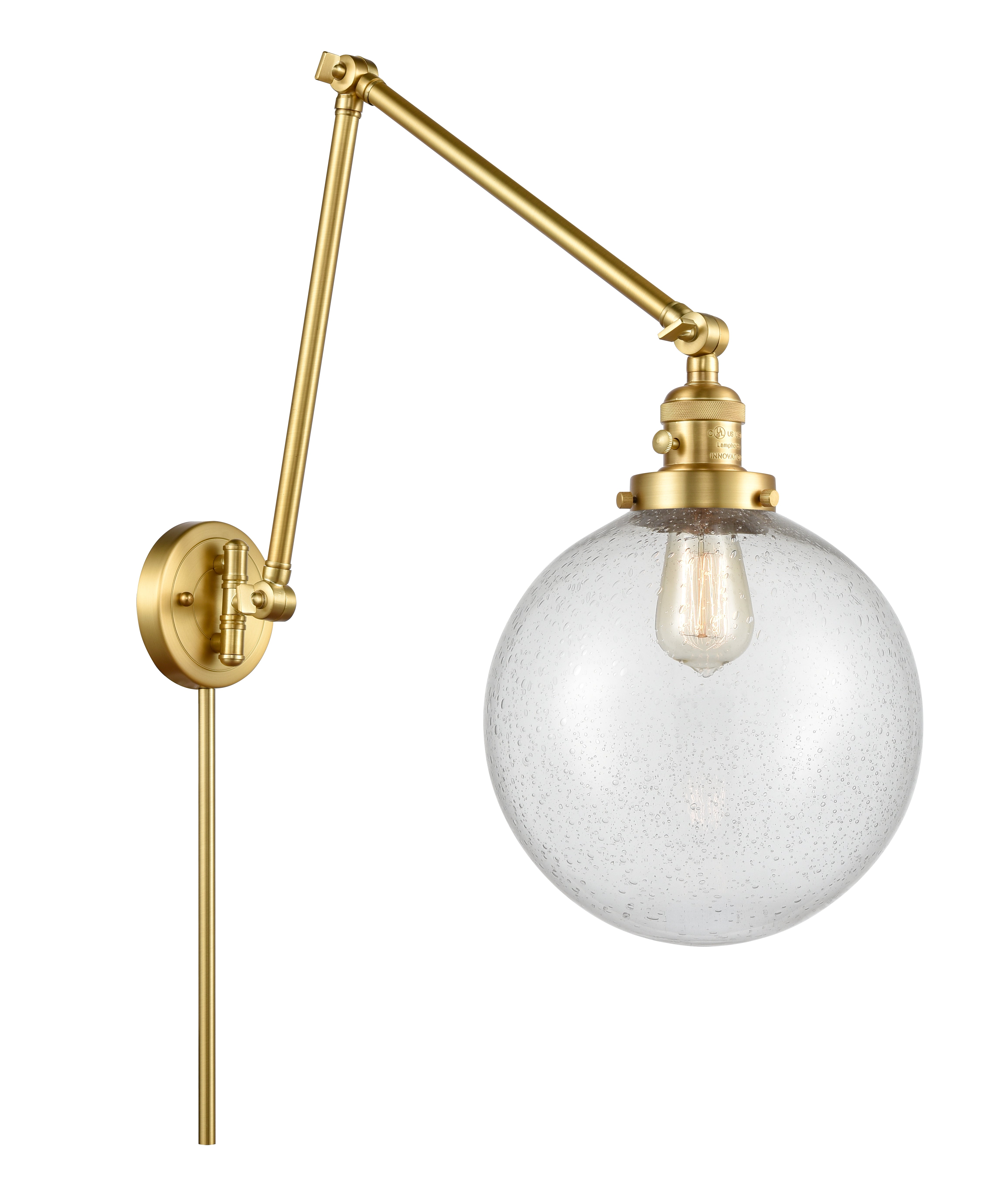 Franklin Restoration Swing Arm Cast Brass