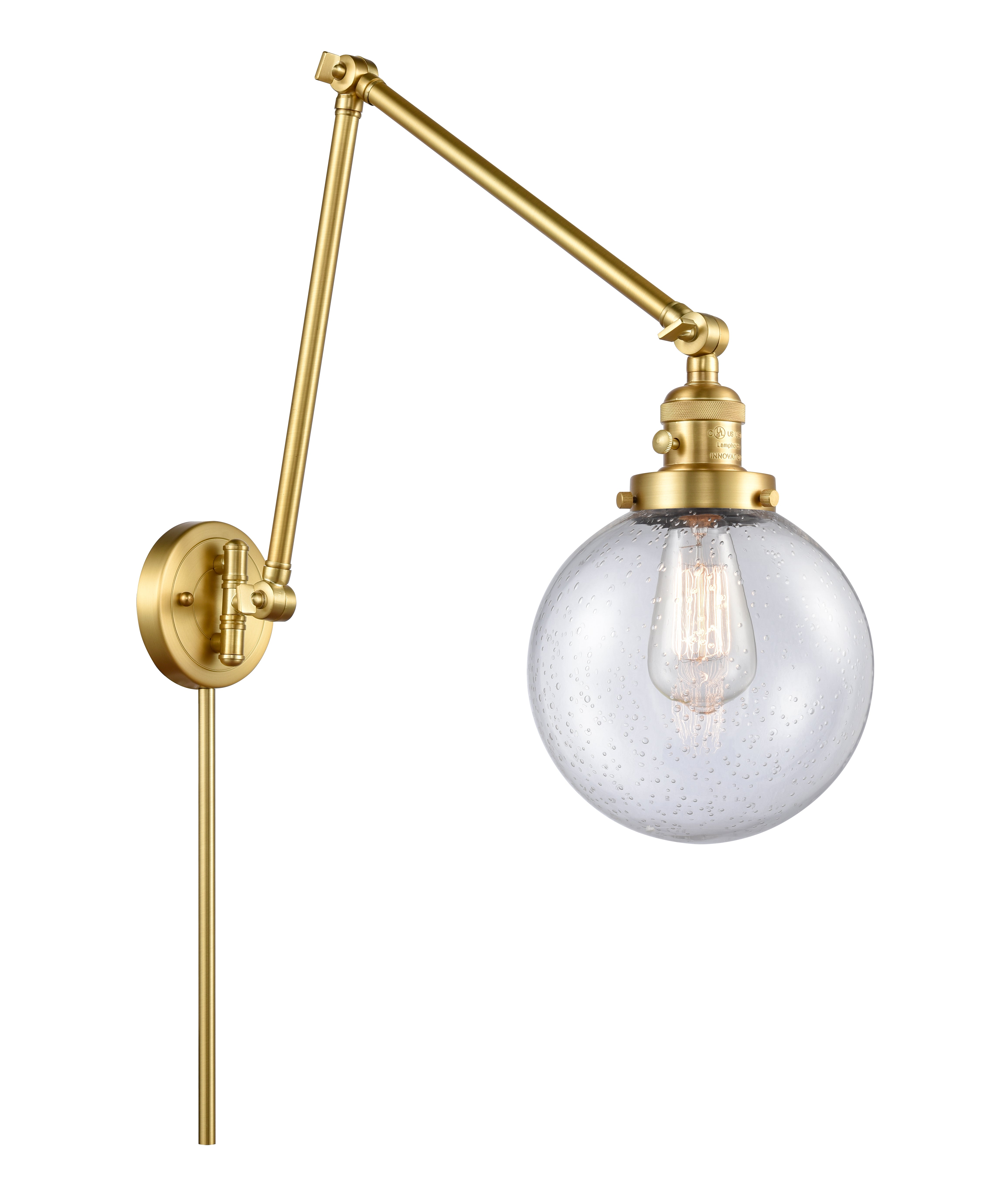 Franklin Restoration Swing Arm Cast Brass